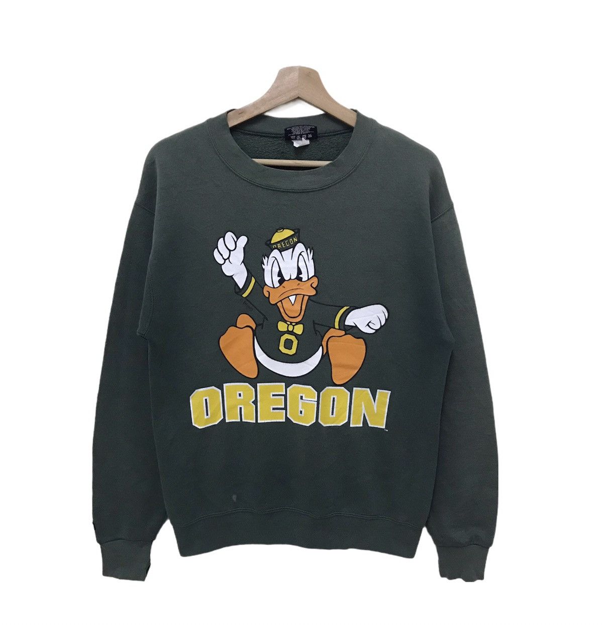 Disney × Jansport Vintage Disney Donald Duck Oregon Hoodie Big Print Size US S / EU 44-46 / 1 - 2 Thumbnail