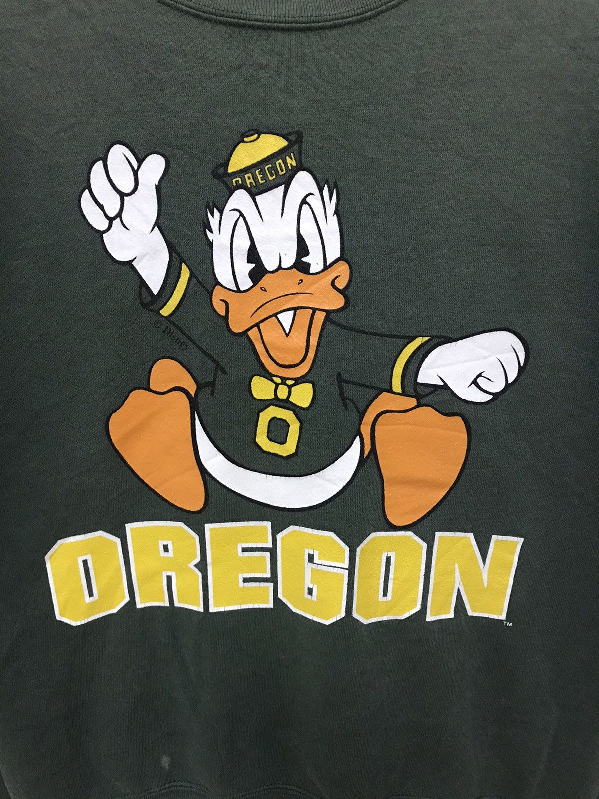 Disney × Jansport Vintage Disney Donald Duck Oregon Hoodie Big Print Size US S / EU 44-46 / 1 - 6 Thumbnail
