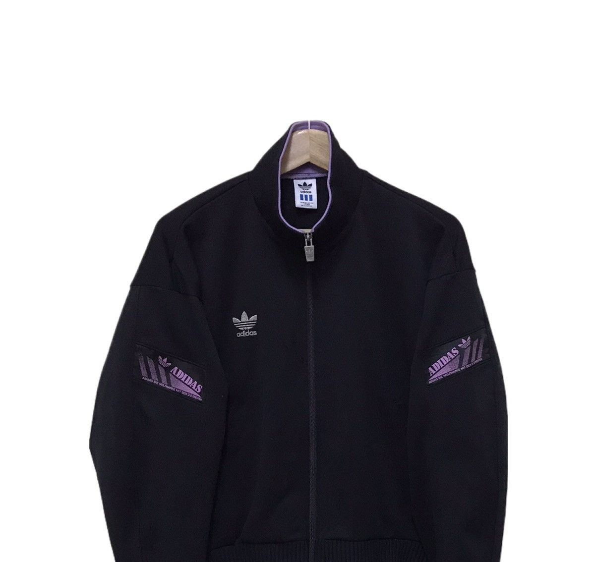 Adidas Vintage Adidas Trefoil Sweater Jacket Size US M / EU 48-50 / 2 - 3 Thumbnail