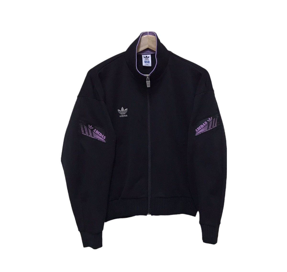 Adidas Vintage Adidas Trefoil Sweater Jacket Size US M / EU 48-50 / 2 - 2 Thumbnail