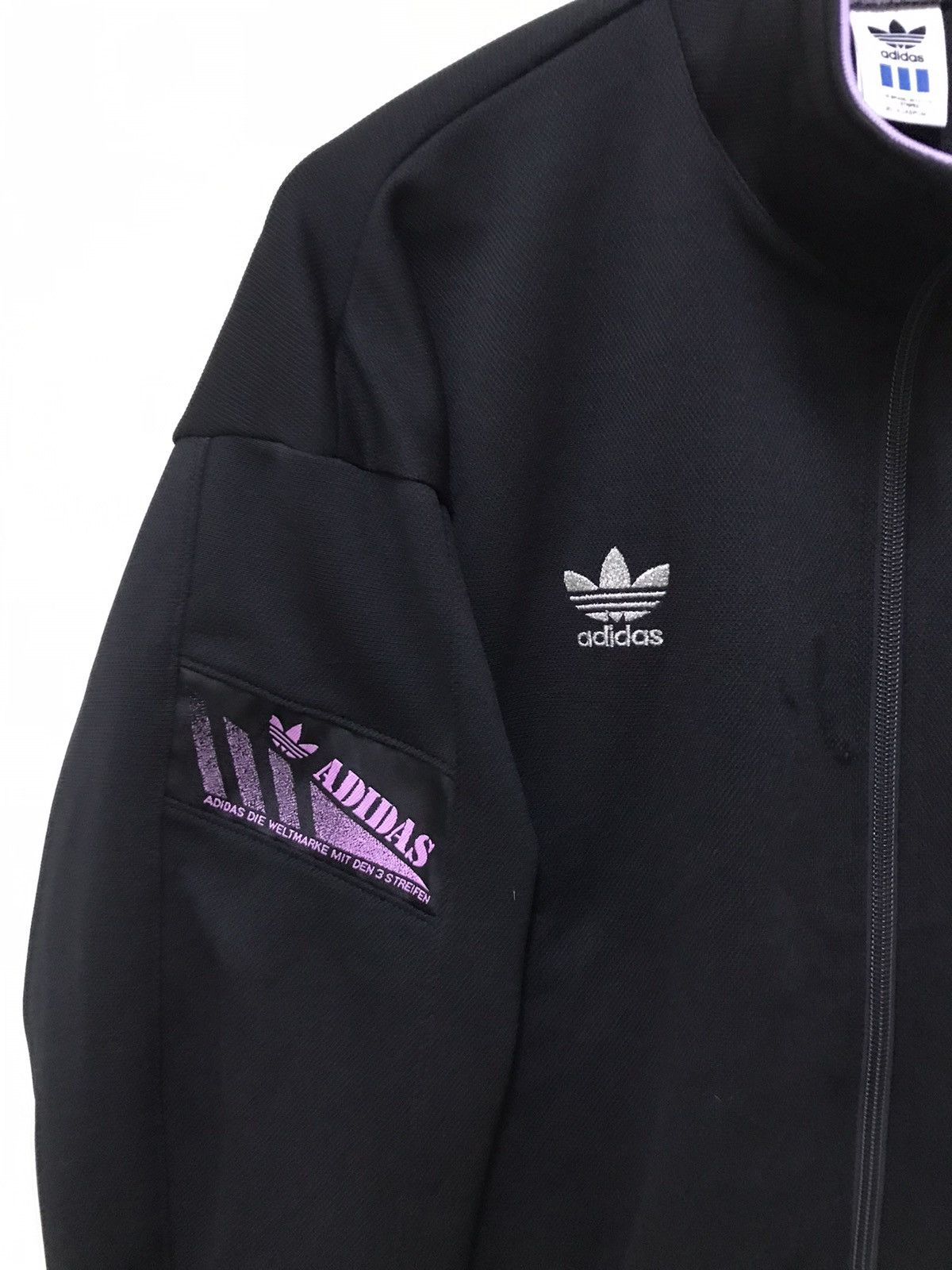 Adidas Vintage Adidas Trefoil Sweater Jacket Size US M / EU 48-50 / 2 - 5 Thumbnail