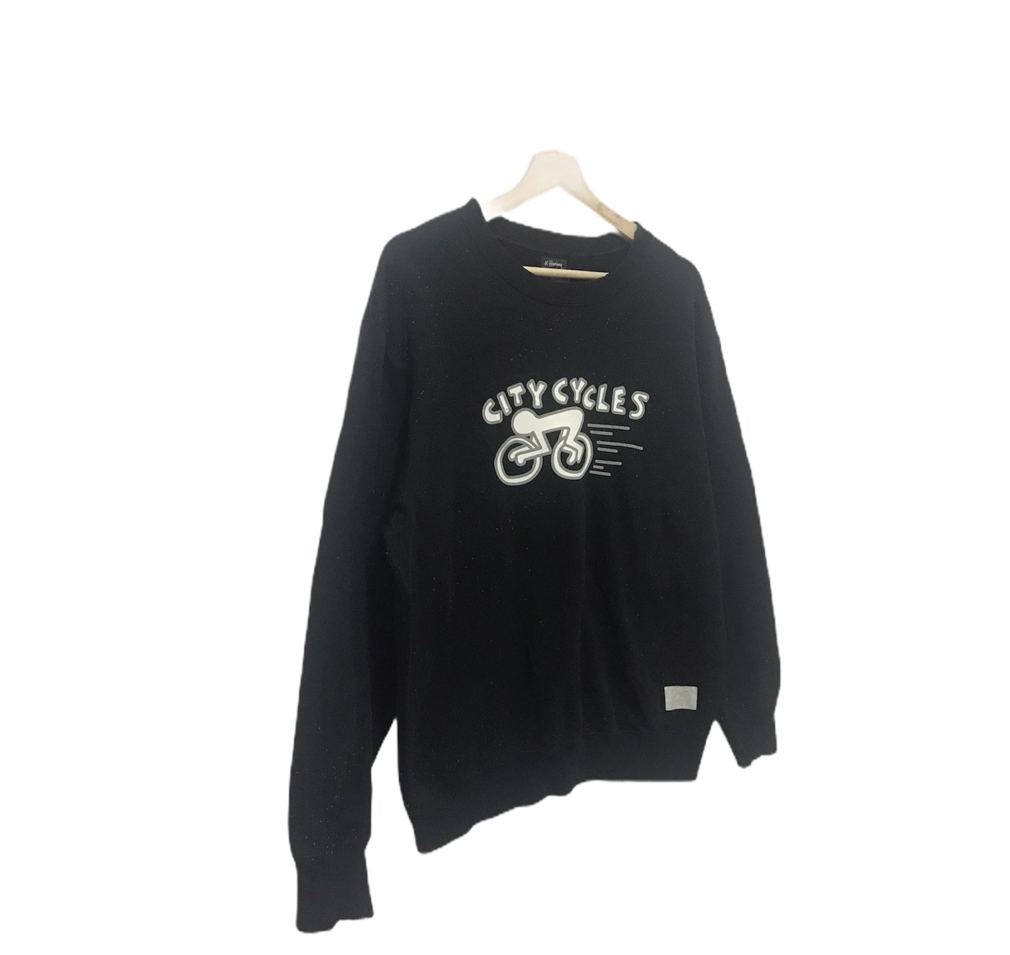 Keith Haring × Vintage Vintage Keith Haring Cycle Sweatshirt Size US M / EU 48-50 / 2 - 2 Thumbnail