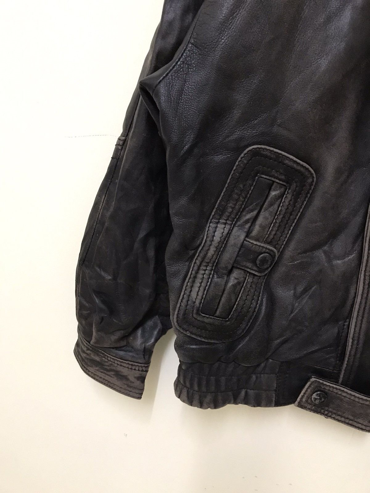 Japanese Brand × Vintage Vintage Japan ATSUKAWA Leather Jacket Size US M / EU 48-50 / 2 - 10 Thumbnail