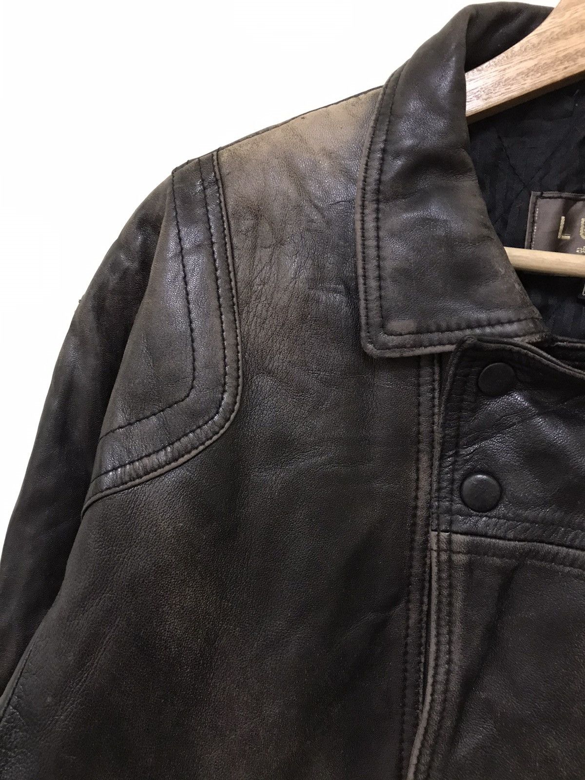 Japanese Brand × Vintage Vintage Japan ATSUKAWA Leather Jacket Size US M / EU 48-50 / 2 - 8 Thumbnail