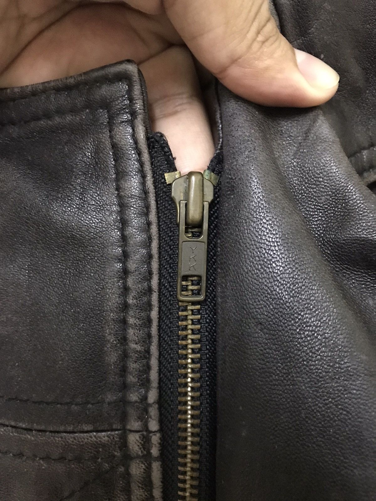 Japanese Brand × Vintage Vintage Japan ATSUKAWA Leather Jacket Size US M / EU 48-50 / 2 - 14 Thumbnail