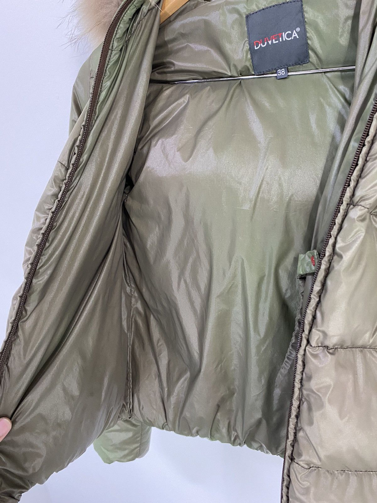 Duvetica Duvetica Puffer Jacket Fur Rare Hoodie Design Size XS / US 0-2 / IT 36-38 - 11 Thumbnail