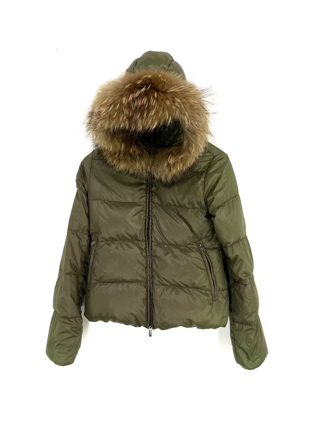 Duvetica Duvetica Puffer Jacket Fur Rare Hoodie Design Size XS / US 0-2 / IT 36-38 - 1 Thumbnail
