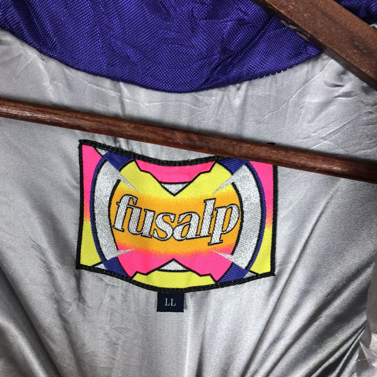 Japanese Brand FUSALPH CROPPED SKI JACKET COLOURFUL Size US L / EU 52-54 / 3 - 9 Thumbnail