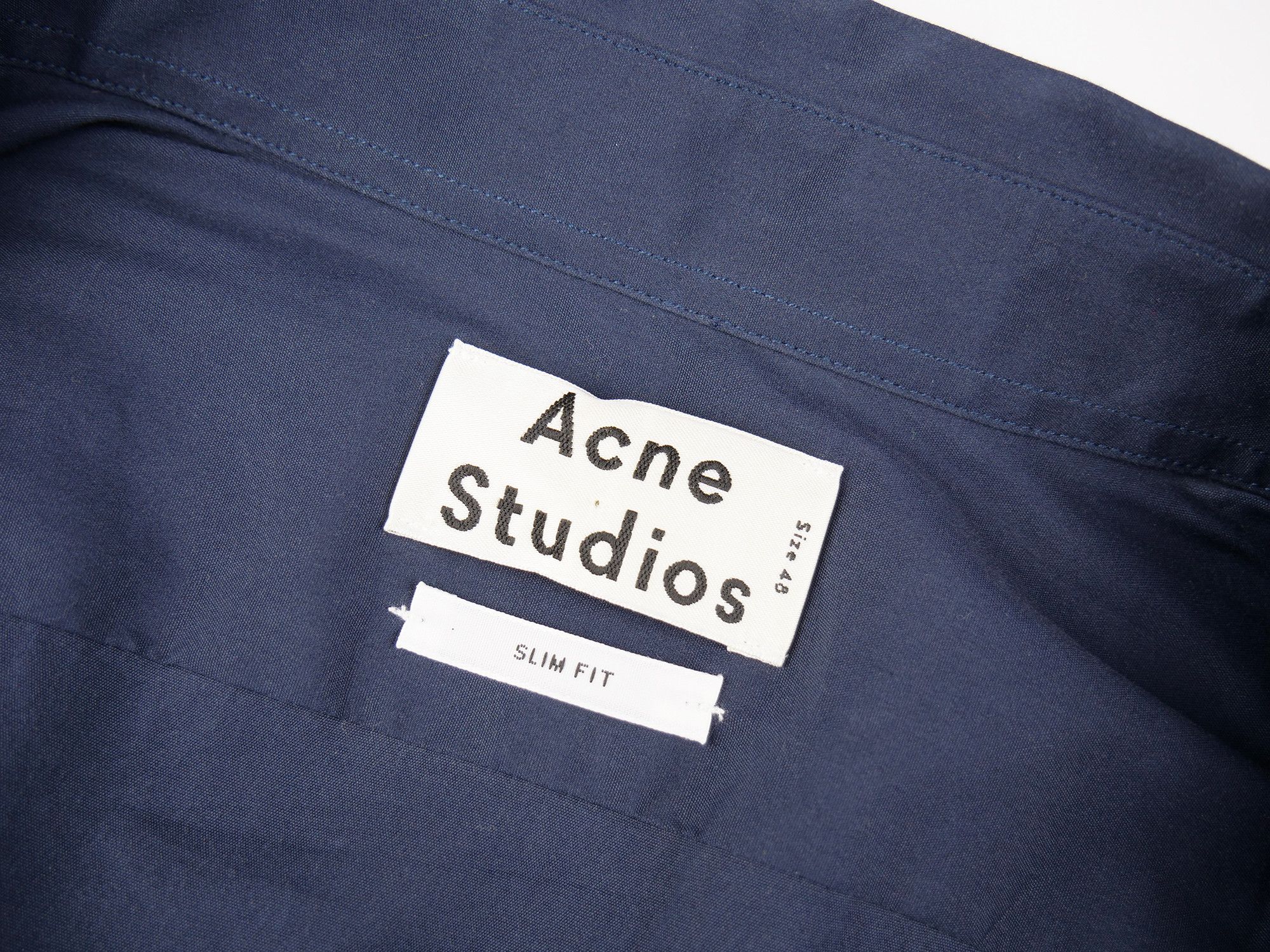 Acne Studios Acne Studios Mario Stretch SS15 shirt Size US M / EU 48-50 / 2 - 4 Thumbnail