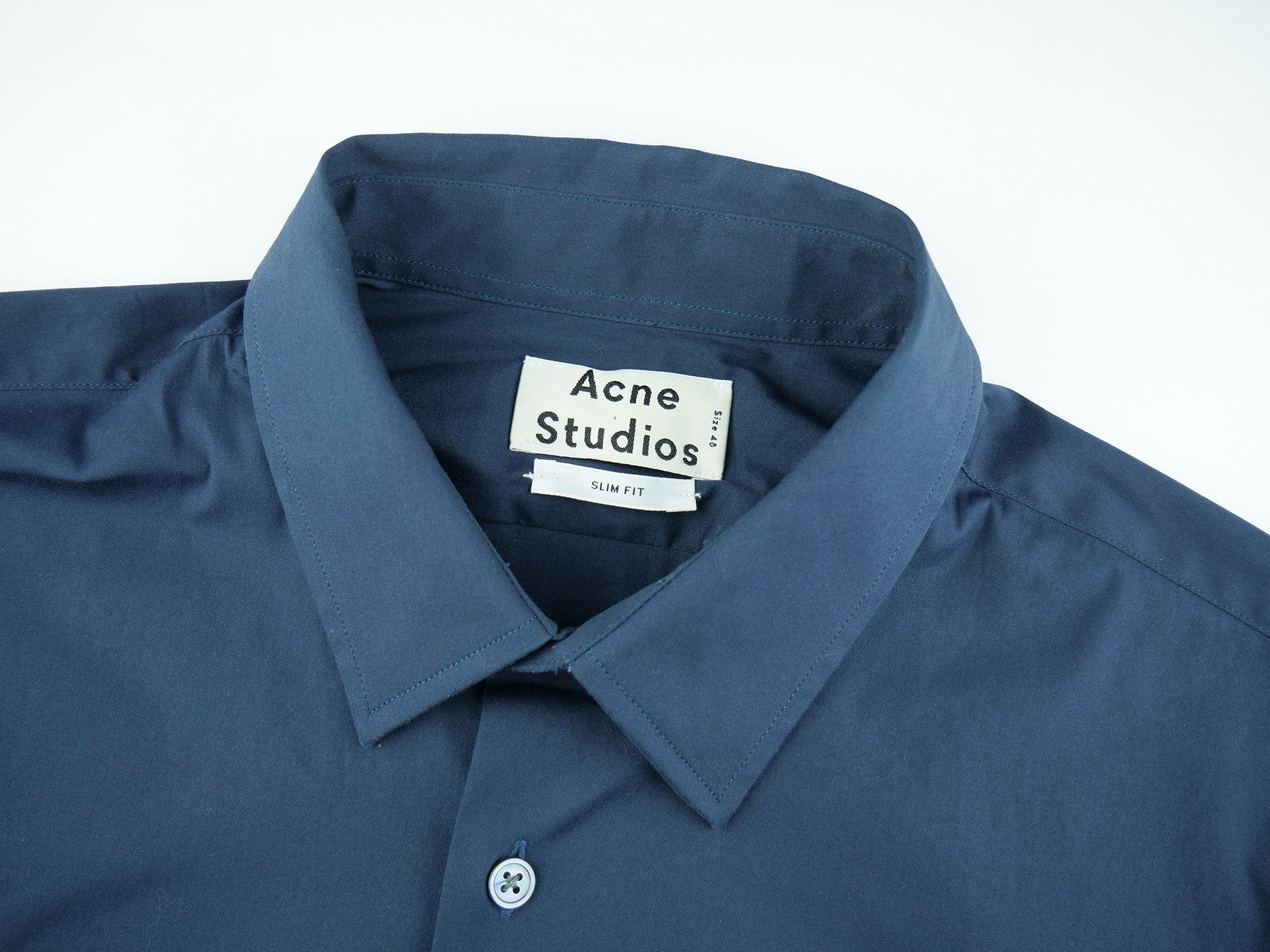 Acne Studios Acne Studios Mario Stretch SS15 shirt Size US M / EU 48-50 / 2 - 3 Thumbnail