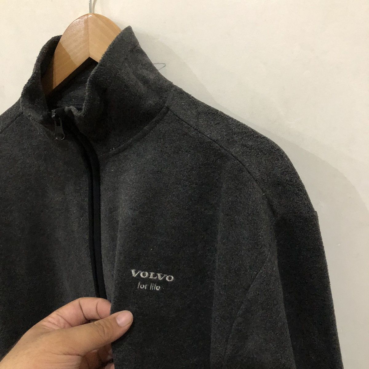Japanese Brand Volvo For Life Full Zipper Fleece Jacket Size US M / EU 48-50 / 2 - 3 Thumbnail