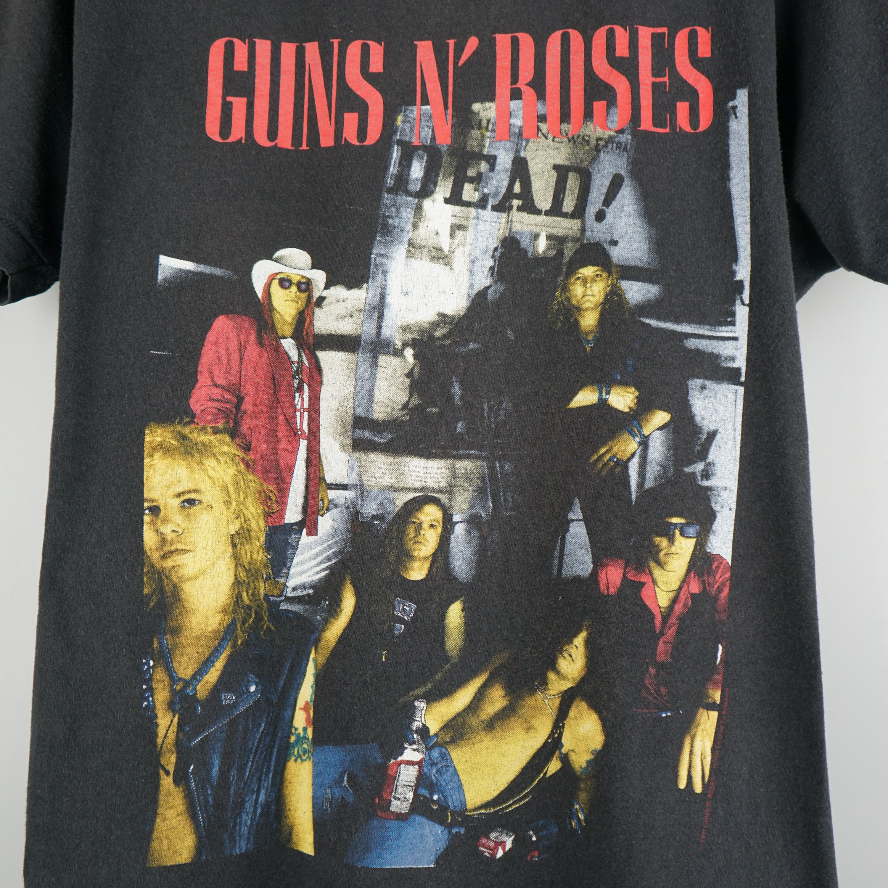 Band Tees × Vintage 1992 Guns N Roses Dead t-shirt Size US M / EU 48-50 / 2 - 2 Thumbnail
