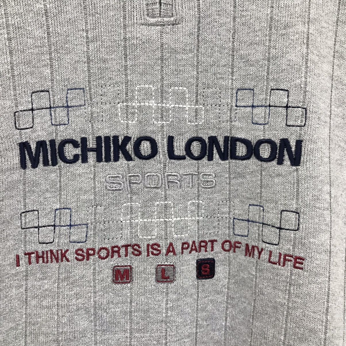 Japanese Brand × Michiko Koshino × Michiko Koshino London Vintage Michiko London Sweatshirt Size US XL / EU 56 / 4 - 3 Thumbnail