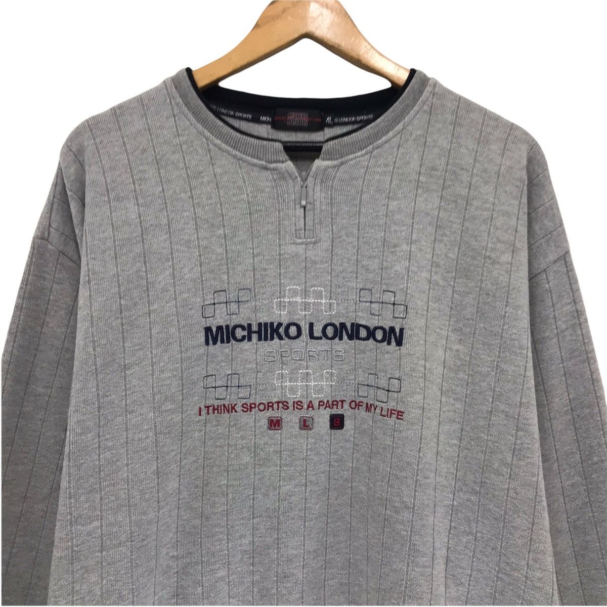 Japanese Brand × Michiko Koshino × Michiko Koshino London Vintage Michiko London Sweatshirt Size US XL / EU 56 / 4 - 2 Thumbnail