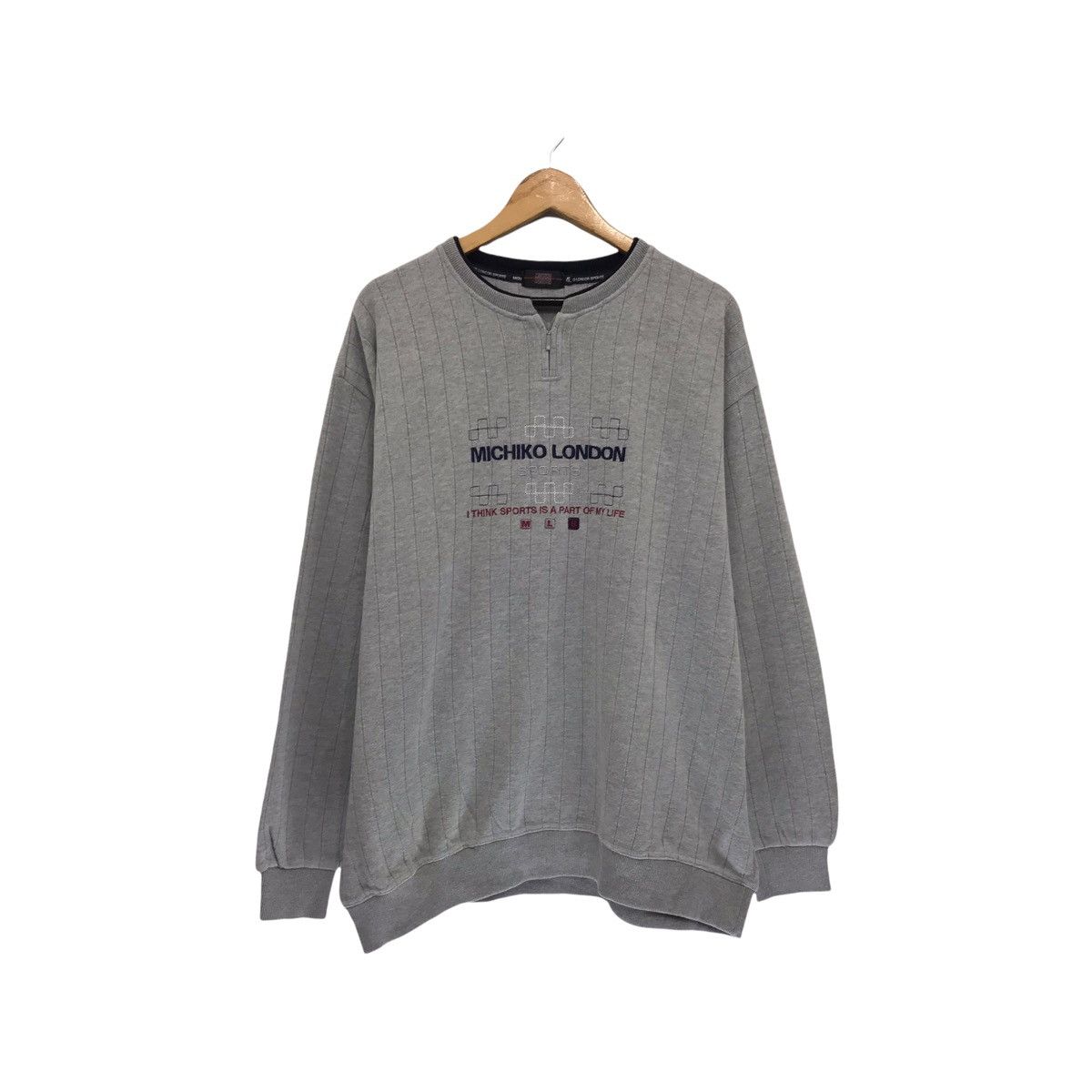 Japanese Brand × Michiko Koshino × Michiko Koshino London Vintage Michiko London Sweatshirt Size US XL / EU 56 / 4 - 1 Thumbnail