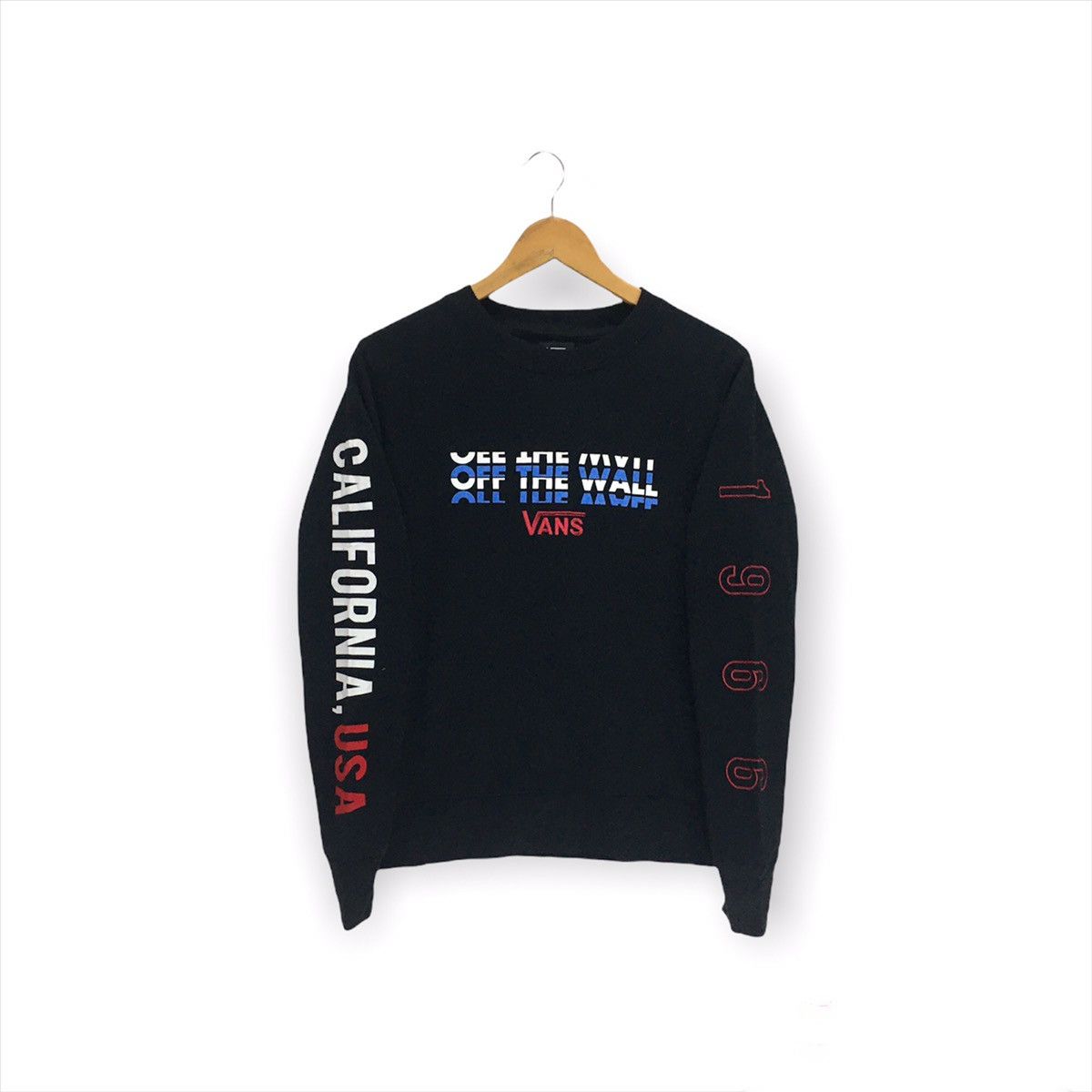 Vans × Vintage Vintage Vans Off The Wall Skate Sweatshirt Size US S / EU 44-46 / 1 - 1 Thumbnail