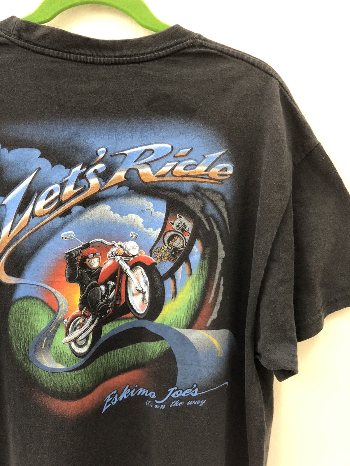 Vintage Eskimo Joes - Let’s Ride big printed tees Size US XL / EU 56 / 4 - 6 Thumbnail