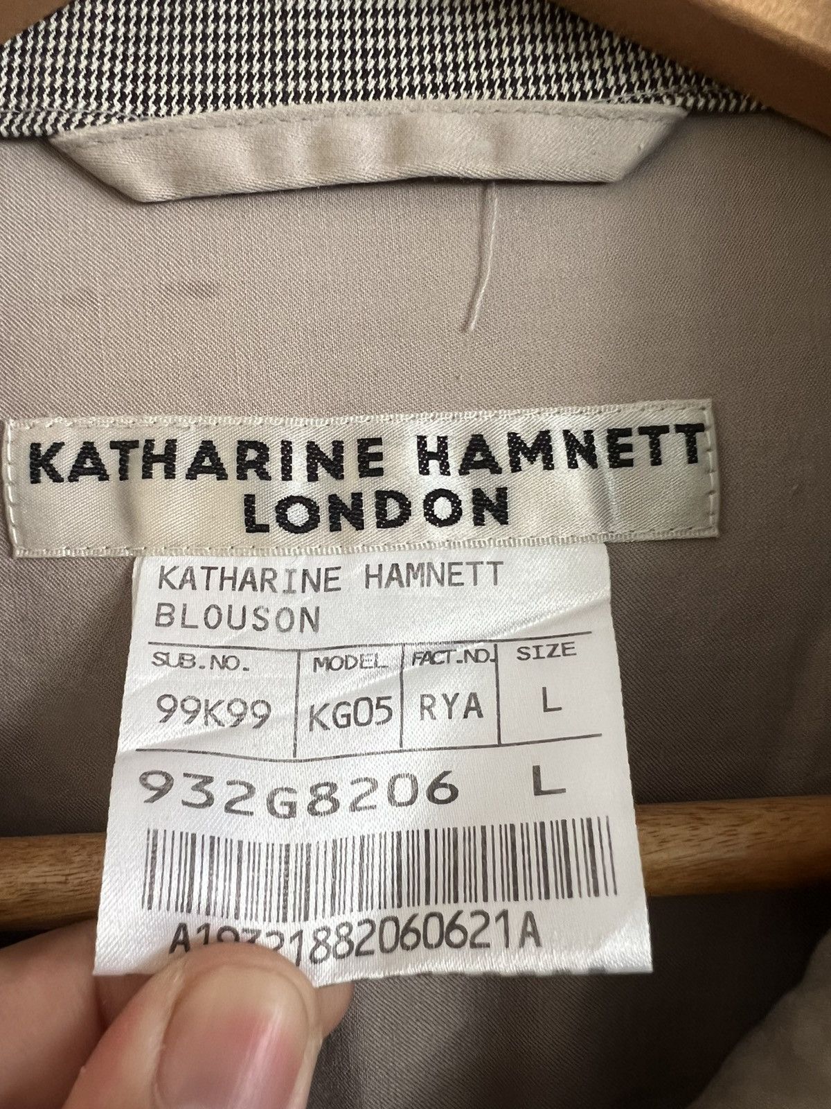 Vintage Katharine Hamnett London Blouson Jacket