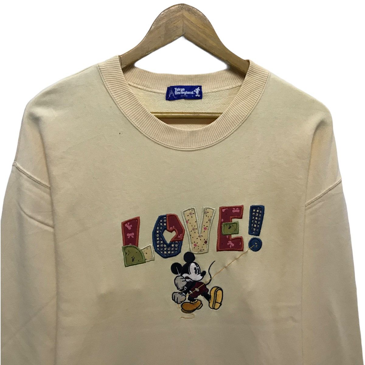 Disney × Mickey Mouse × Vintage Vintage Disneyland Mickey Mouse Sweatshirt Jumper Pullover Size US M / EU 48-50 / 2 - 2 Thumbnail