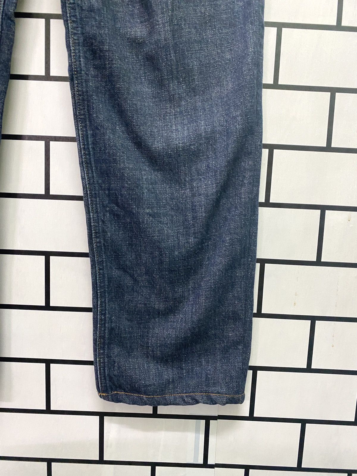 Japanese Brand Vintage KARAKURI TAMASHI MULTI POCKET EMBROIDERED DENIM PANT Size US 35 - 8 Thumbnail