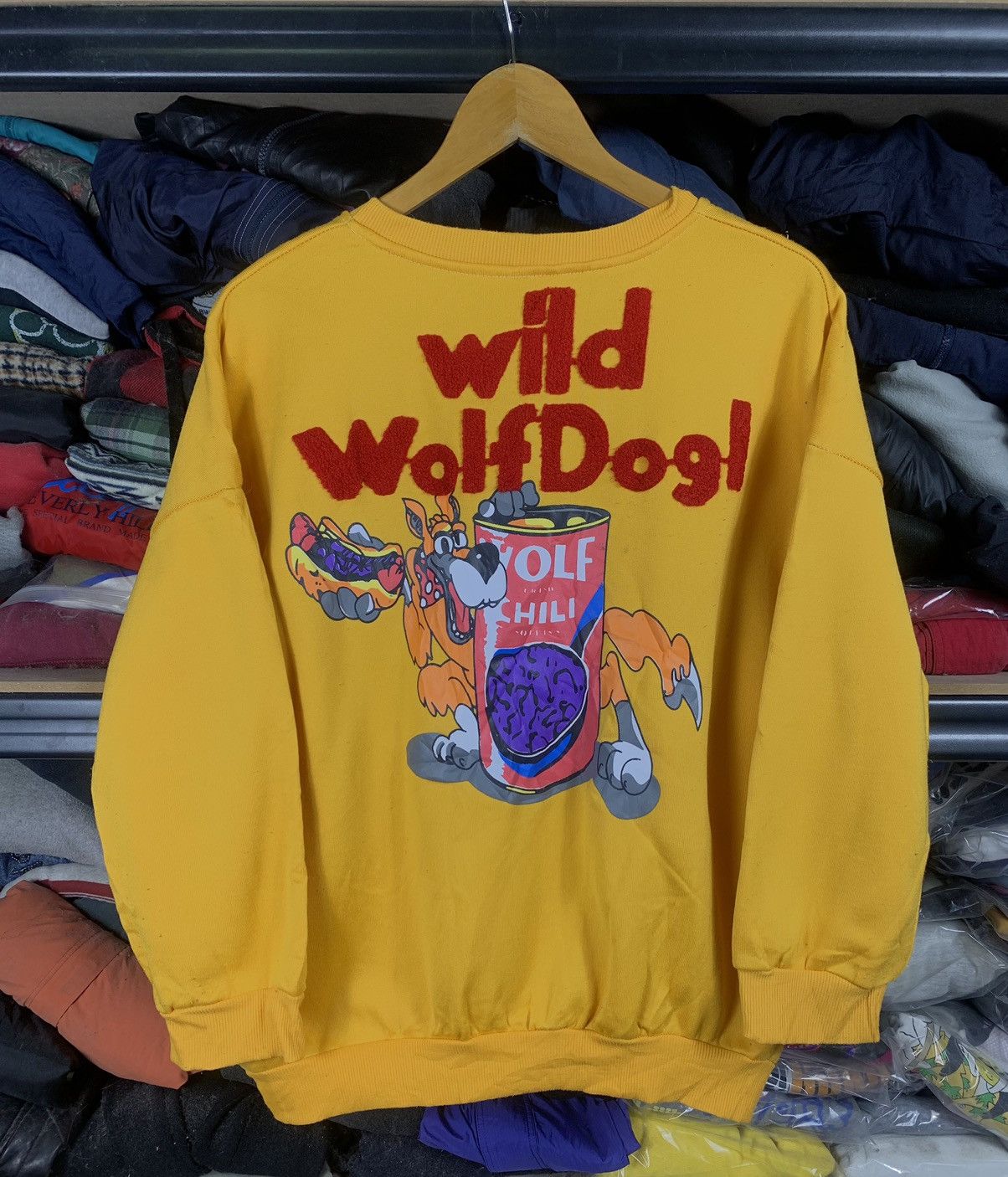 Cartoon Network Vintage 90s Japanese Brand Wild Wolfdog Sweatshirt Size US L / EU 52-54 / 3 - 1 Thumbnail