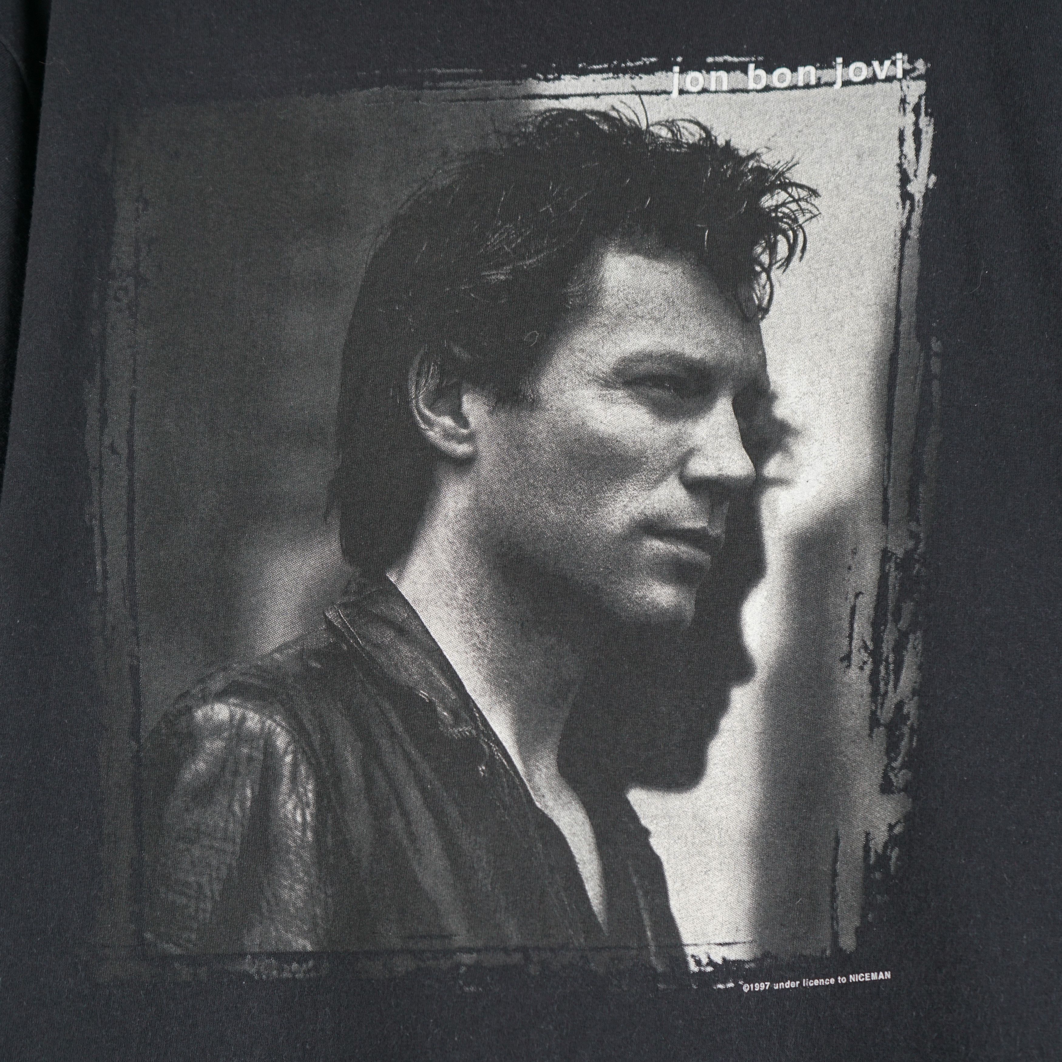 Band Tees × Vintage 1998 Jon Bon Jovi t-shirt 98 Tour Size US M / EU 48-50 / 2 - 2 Thumbnail