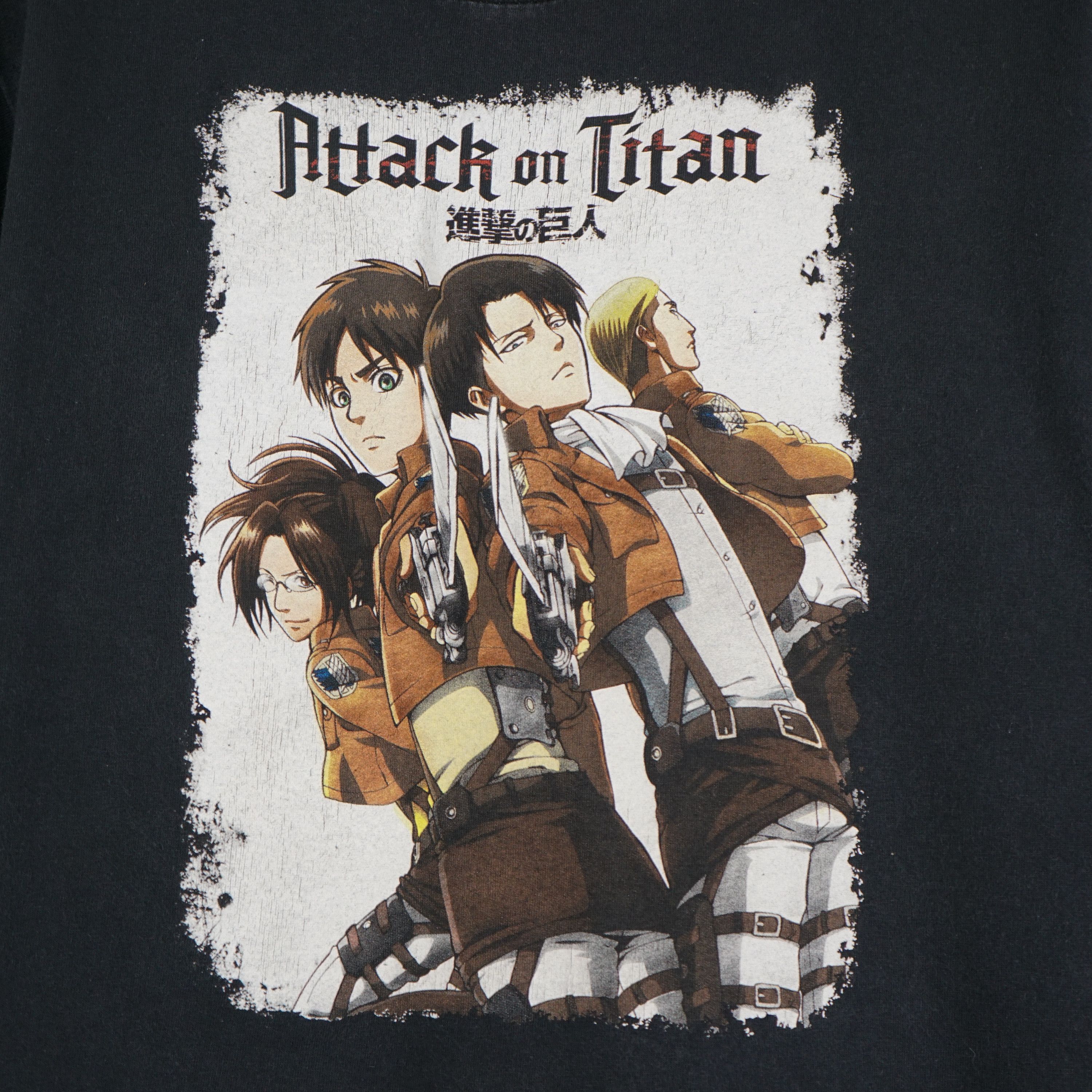 Anime × Cartoon Network × Vintage Attack on Titan t-shirt Size US M / EU 48-50 / 2 - 2 Thumbnail