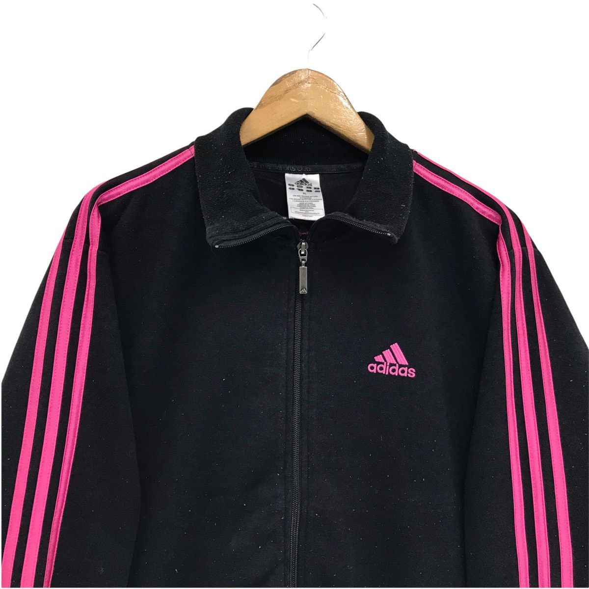 Adidas × Vintage Vintage Adidas Sweater Adidas Three Striped Size US M / EU 48-50 / 2 - 2 Thumbnail