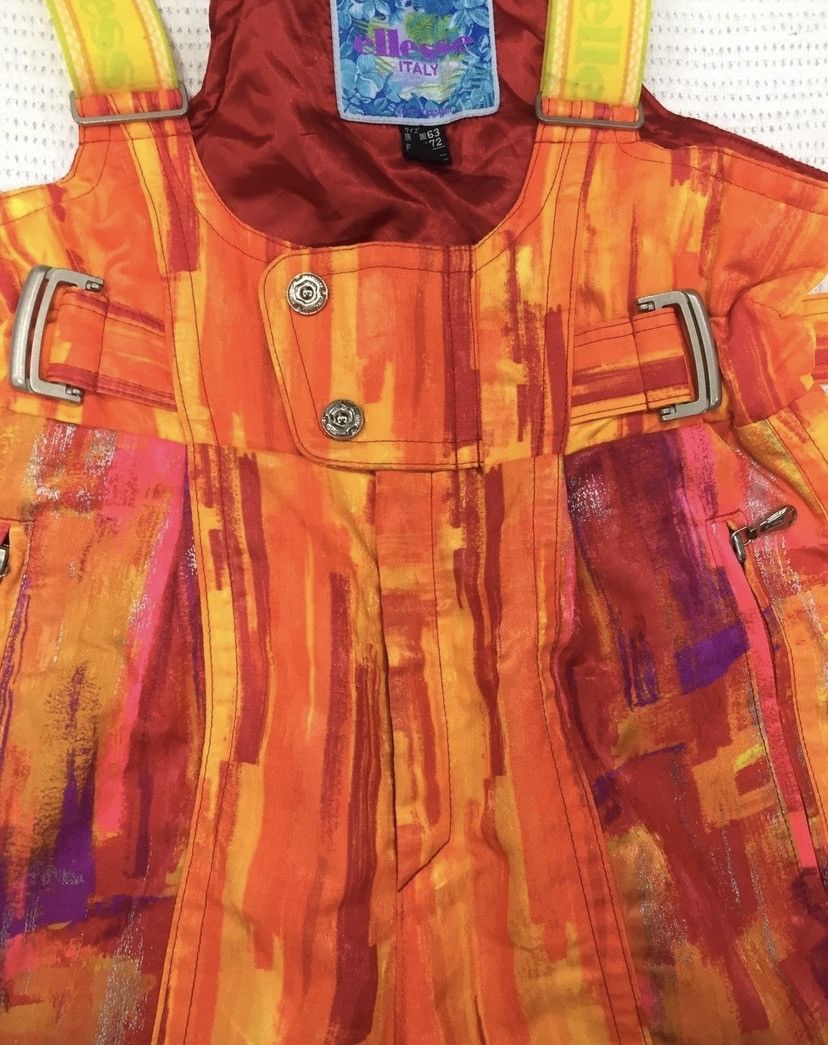 Ellesse 💥Ellesse Limited ITALY Ski Overall Rainbow Colour Size US 30 / EU 46 - 5 Thumbnail
