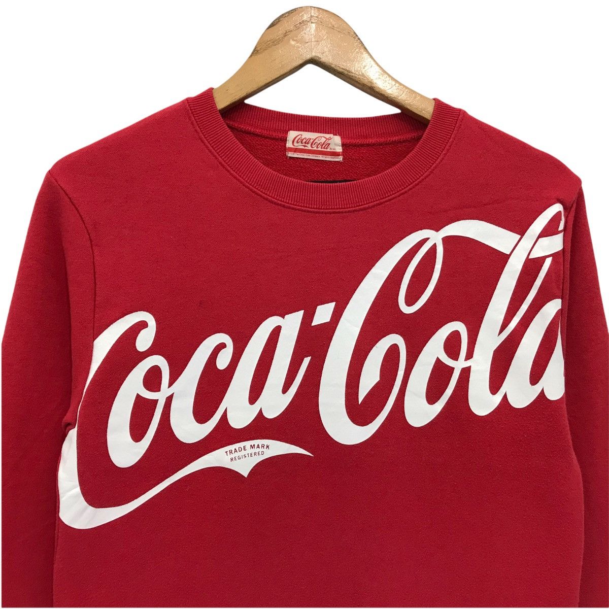 Coca Cola × Japanese Brand × Vintage Vintage Coca Cola Coke Big Logo Sweatshirt Size US XS / EU 42 / 0 - 2 Thumbnail