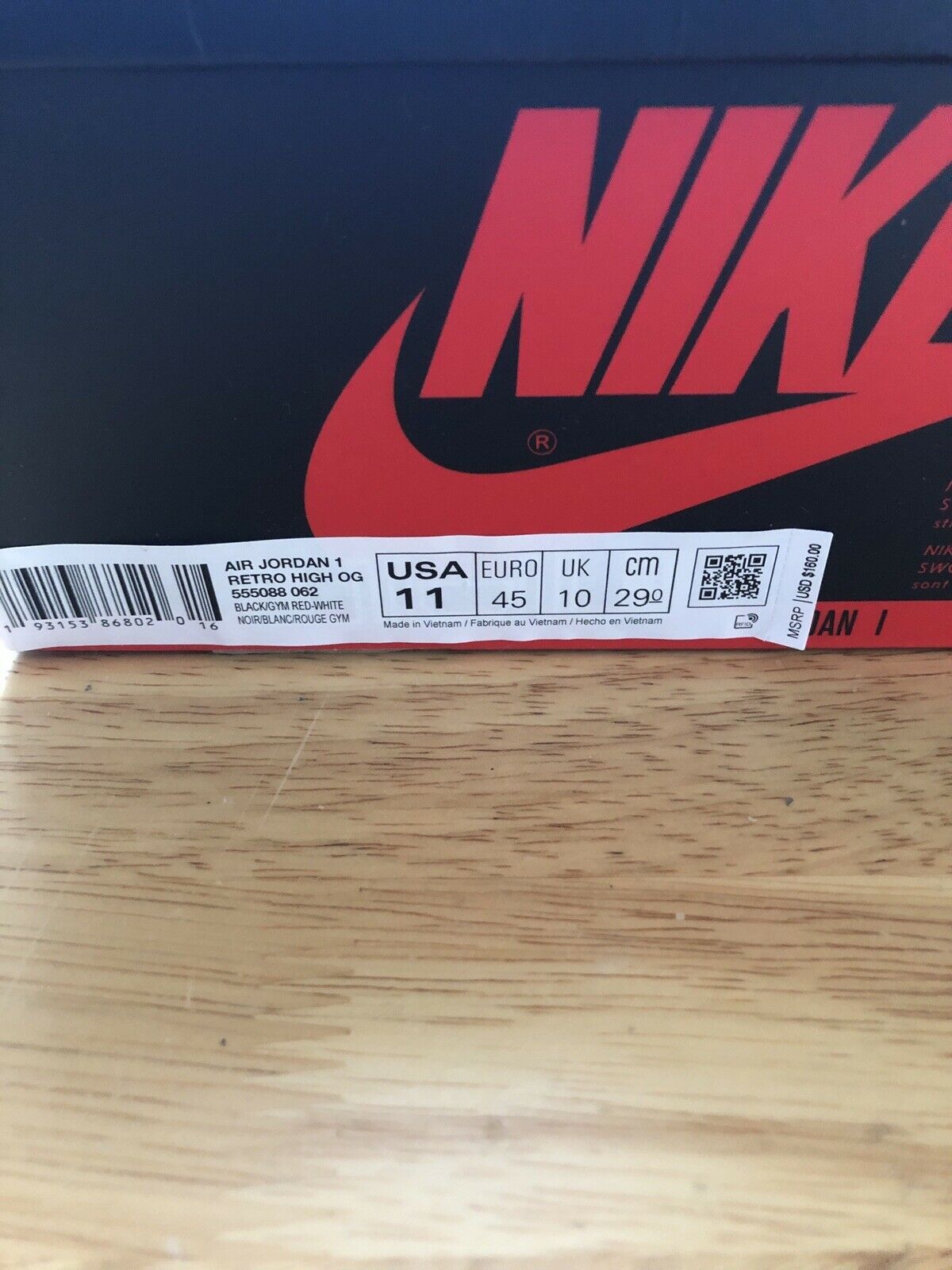 Nike Air Jordan 1 Retro High Bloodline Size 11 Meant To Fly Size US 11 / EU 44 - 2 Thumbnail