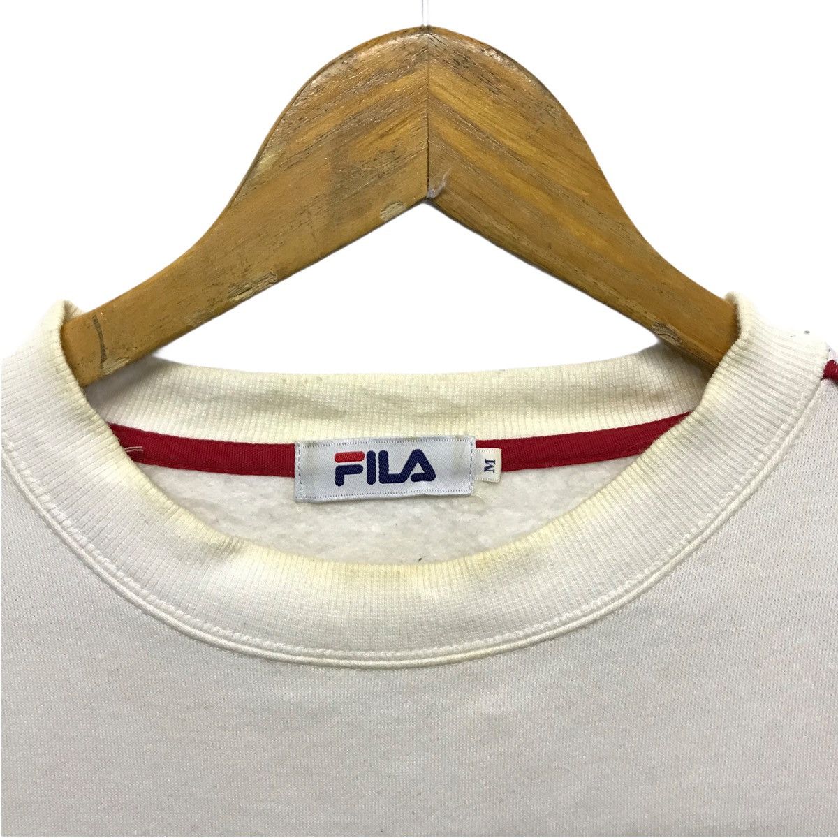 Fila × Vintage Vintage Fila Sweatshirt Fila Side Tape Jumper Fila Pullover Size US M / EU 48-50 / 2 - 7 Thumbnail