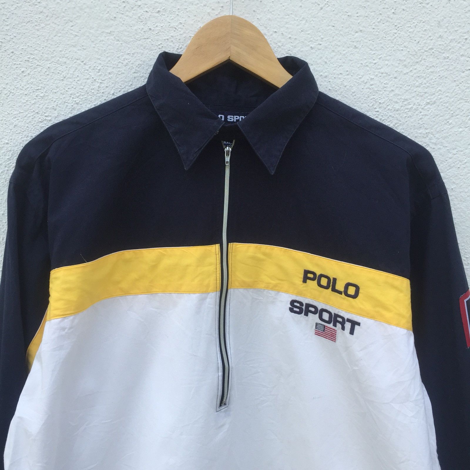 Polo Ralph Lauren Vintage 90s Polo Sport Polo Ralph Lauren Half Zipper Shirt Size US M / EU 48-50 / 2 - 3 Thumbnail