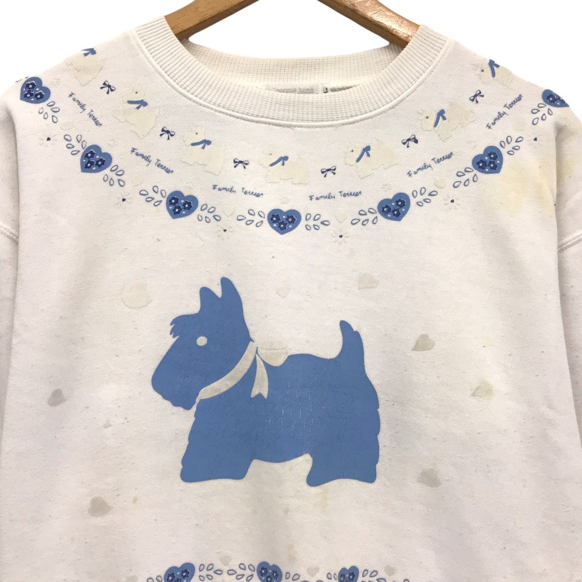 Japanese Brand Vintage Connie Luise Dog Print Sweatshirt Size US M / EU 48-50 / 2 - 2 Thumbnail