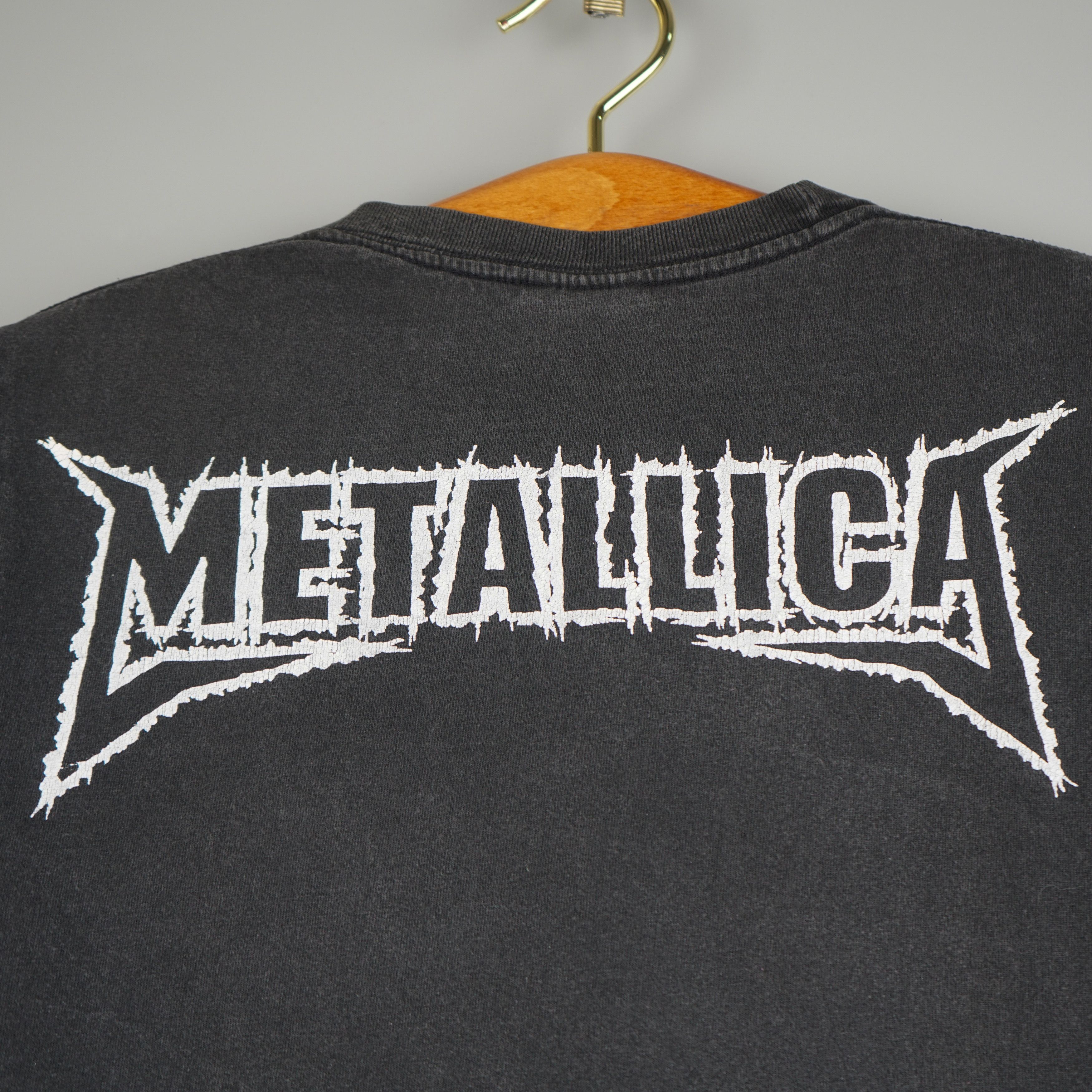 Band Tees × Vintage 1990s Metallica t-shirt American Flag Size US M / EU 48-50 / 2 - 7 Thumbnail