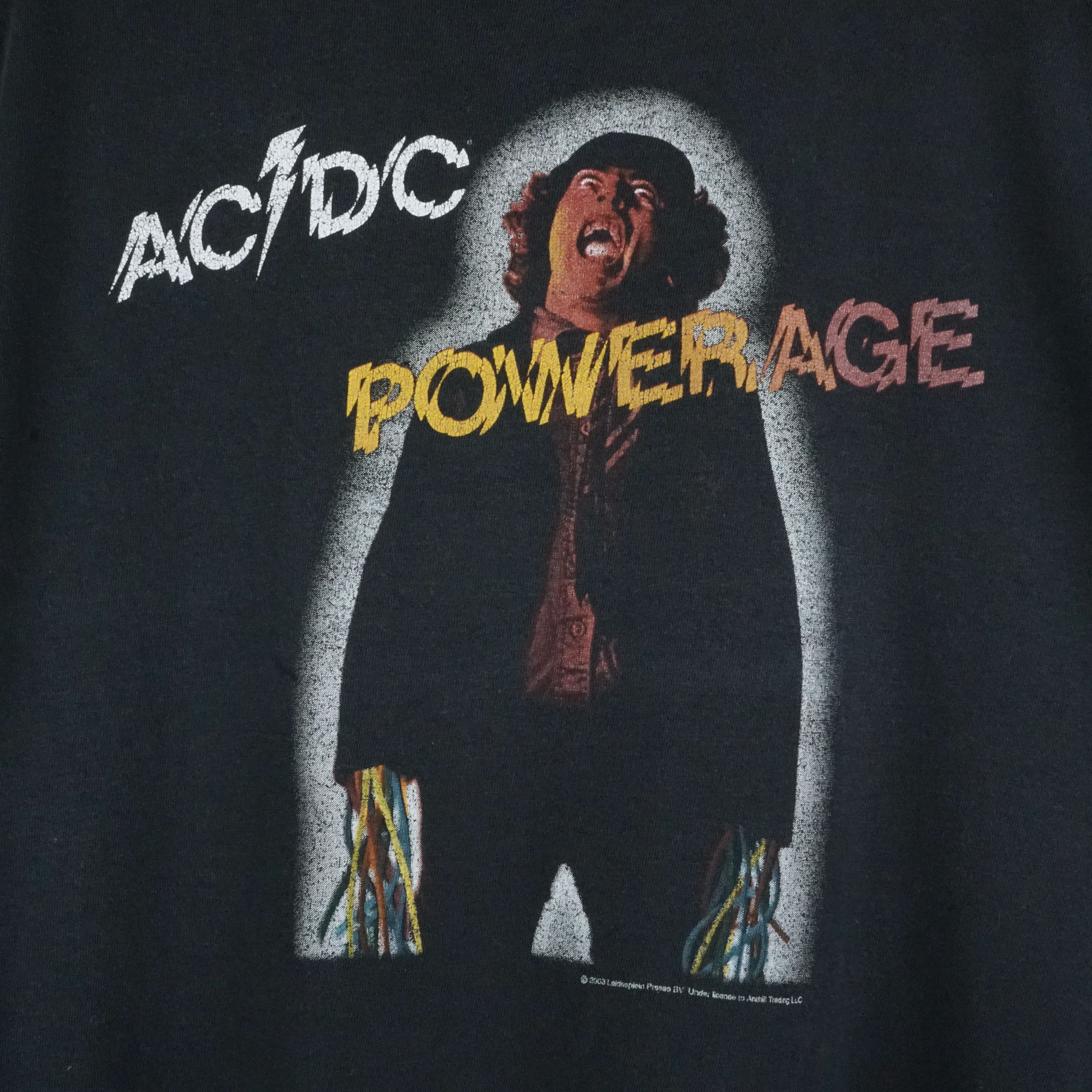 Band Tees × Vintage 2003 ACDC t shirt powerage tour Size US M / EU 48-50 / 2 - 2 Thumbnail