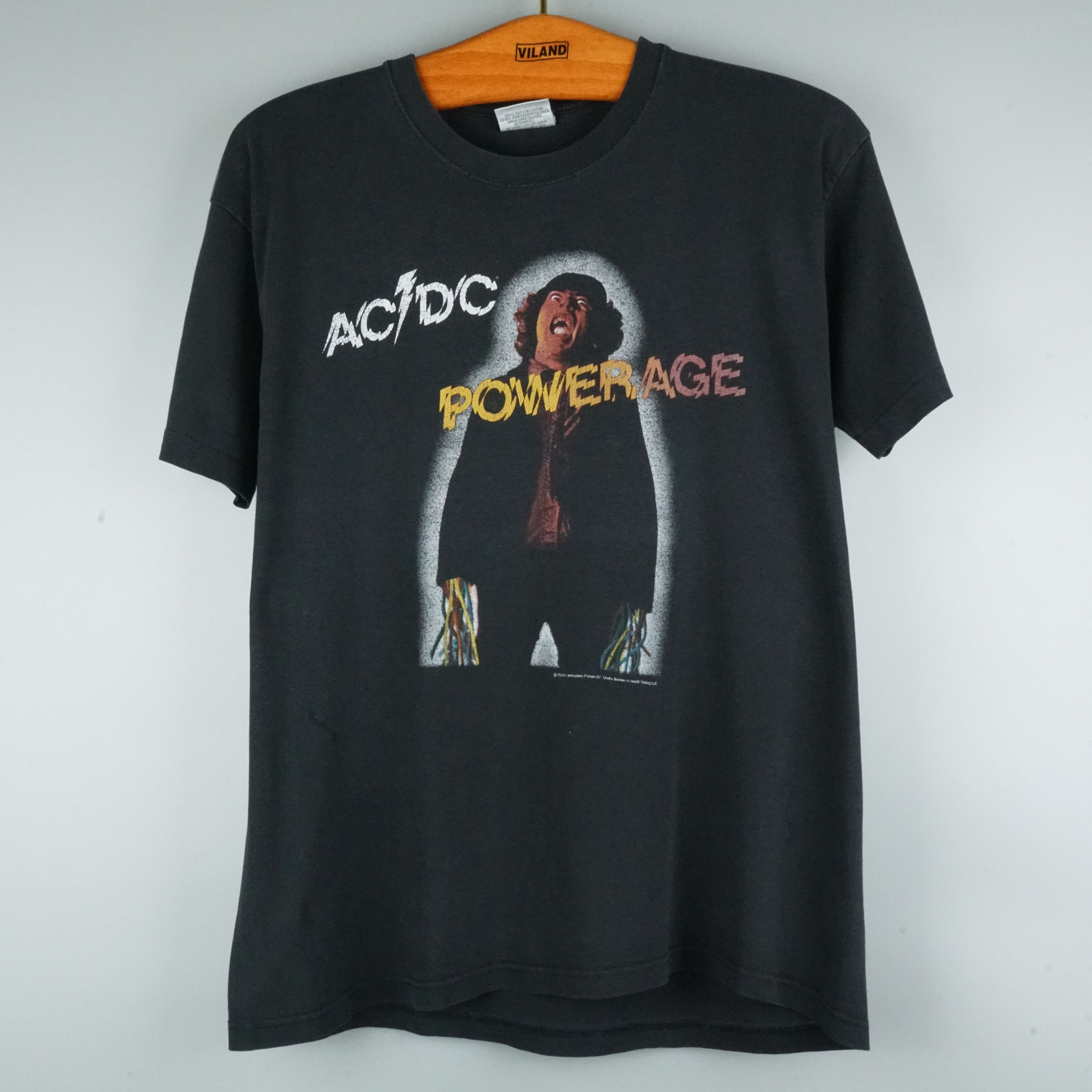 Band Tees × Vintage 2003 ACDC t shirt powerage tour Size US M / EU 48-50 / 2 - 1 Thumbnail