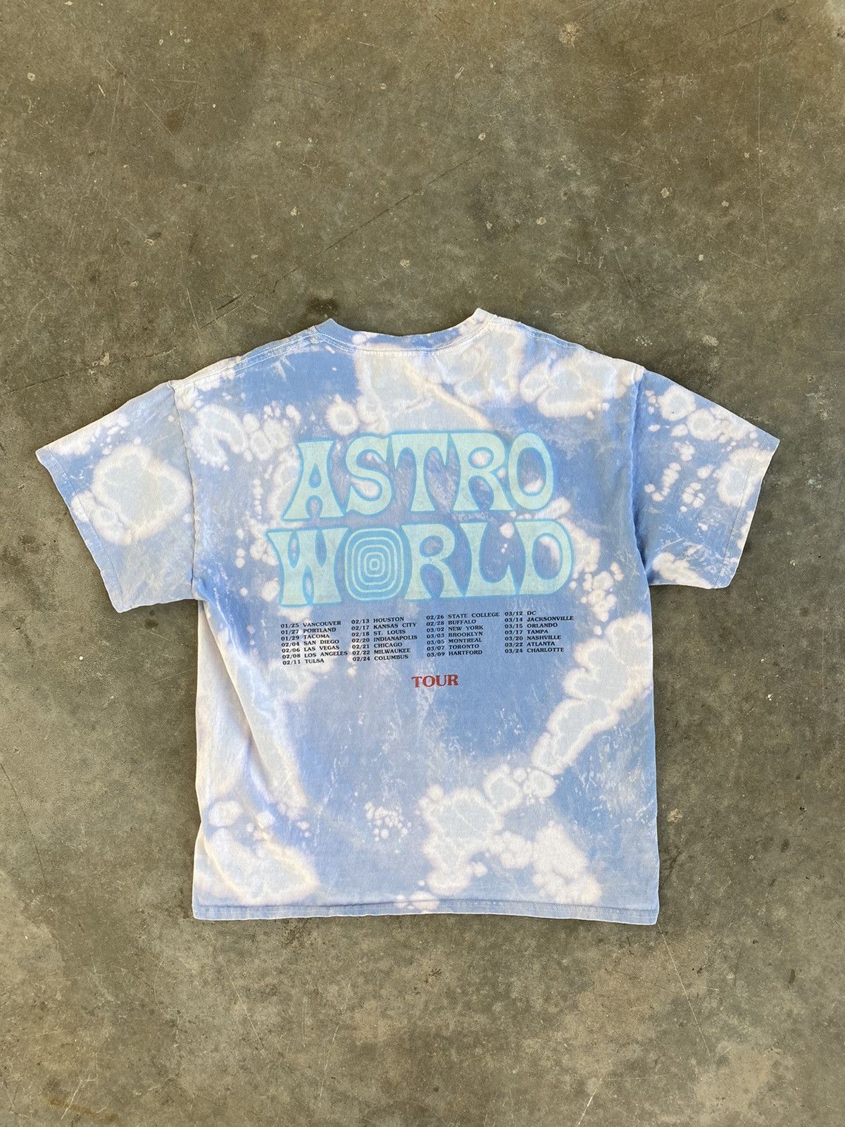 Travis Scott Travis Scott Tie Dye Astronaut Astroworld Tee Medium ❄️🥣🧊 Size US M / EU 48-50 / 2 - 3 Thumbnail