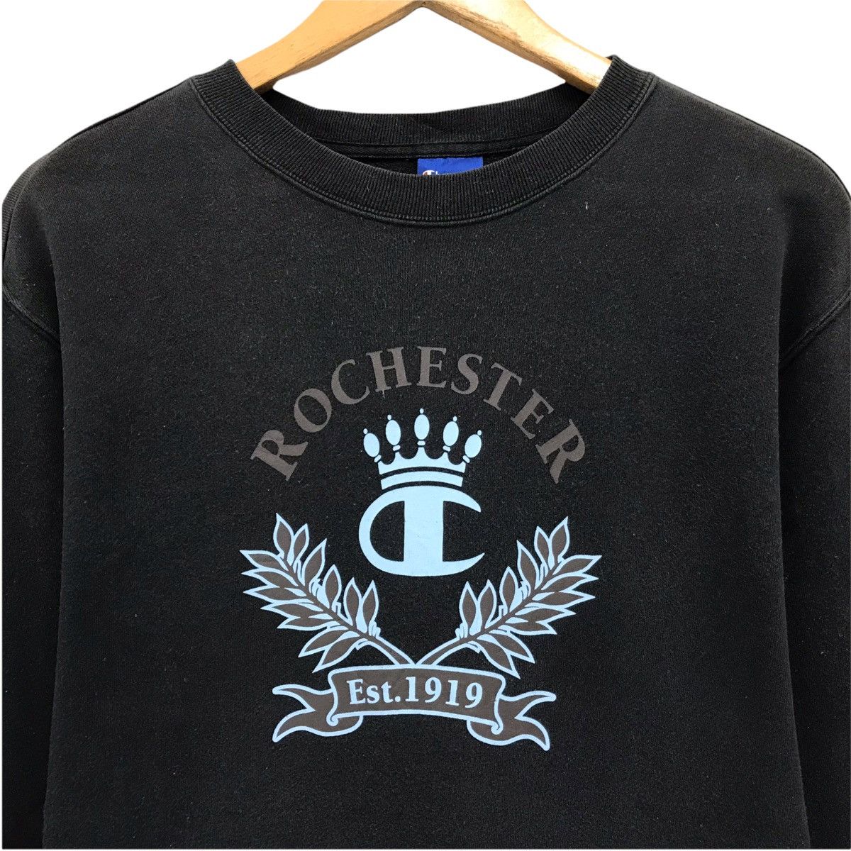 Champion Vintage Champion Sweatshirt Big Logo Rochester Size US M / EU 48-50 / 2 - 2 Thumbnail