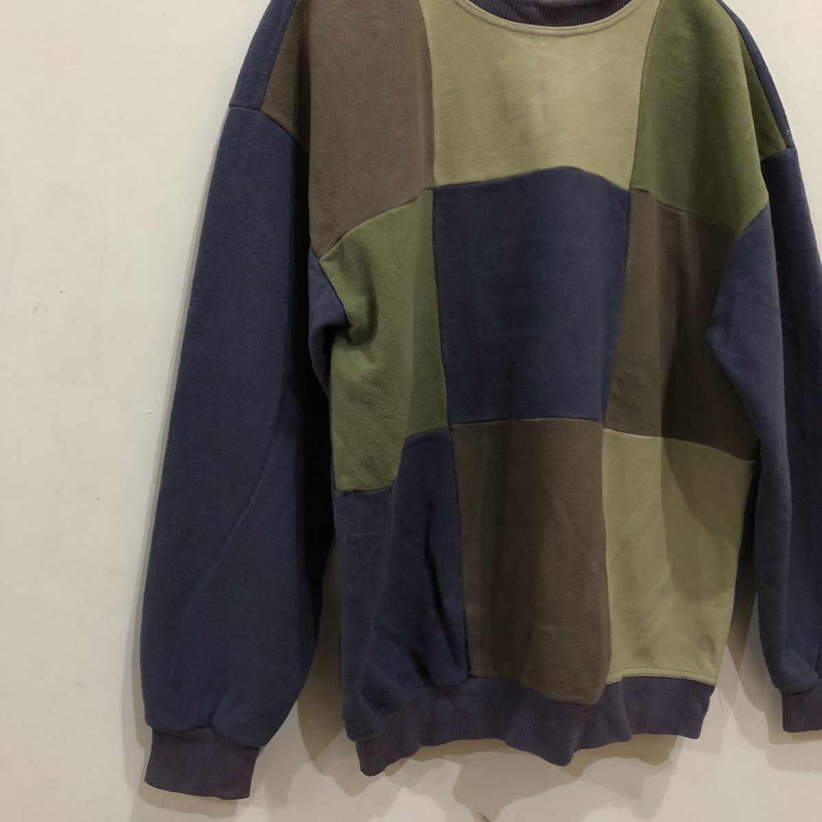Japanese Brand Glaser Sweatshirt Patchwork Design Multi Colour Size US L / EU 52-54 / 3 - 4 Thumbnail