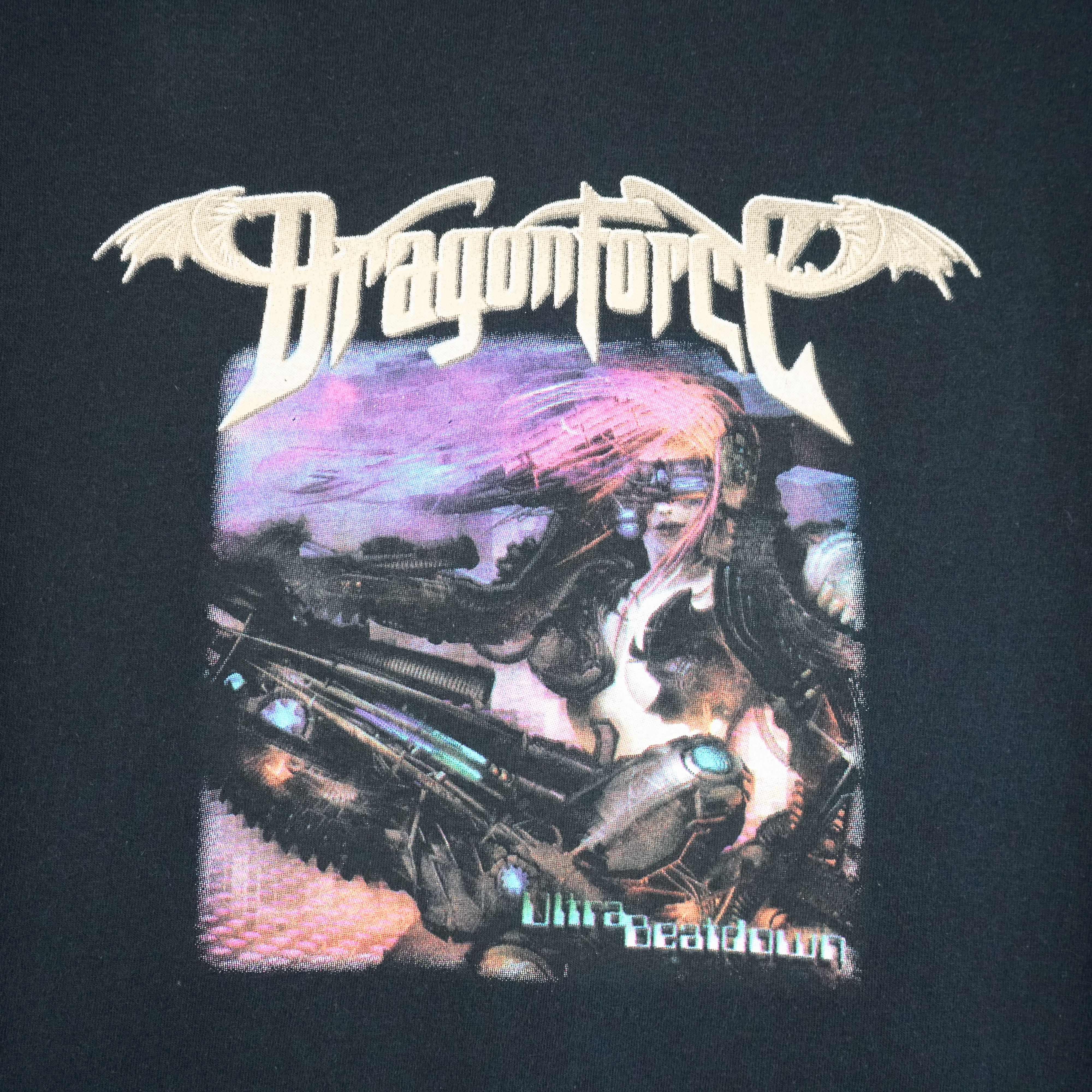 Band Tees × Vintage vintage Dragonforce t shirt 2998 tour band like Sabaton Size US M / EU 48-50 / 2 - 2 Thumbnail