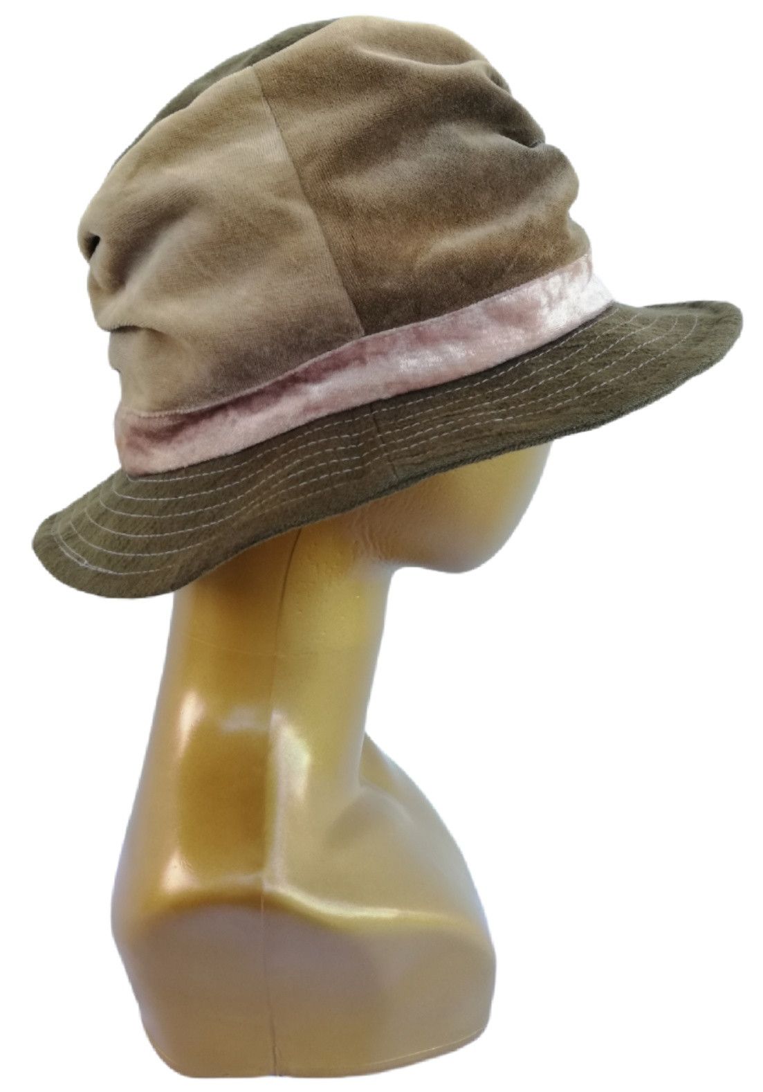 CA4LA × Velvet 🔥Ca4la Design Freedom Journey Velvet And Denim Bucket Hat Size ONE SIZE - 6 Thumbnail