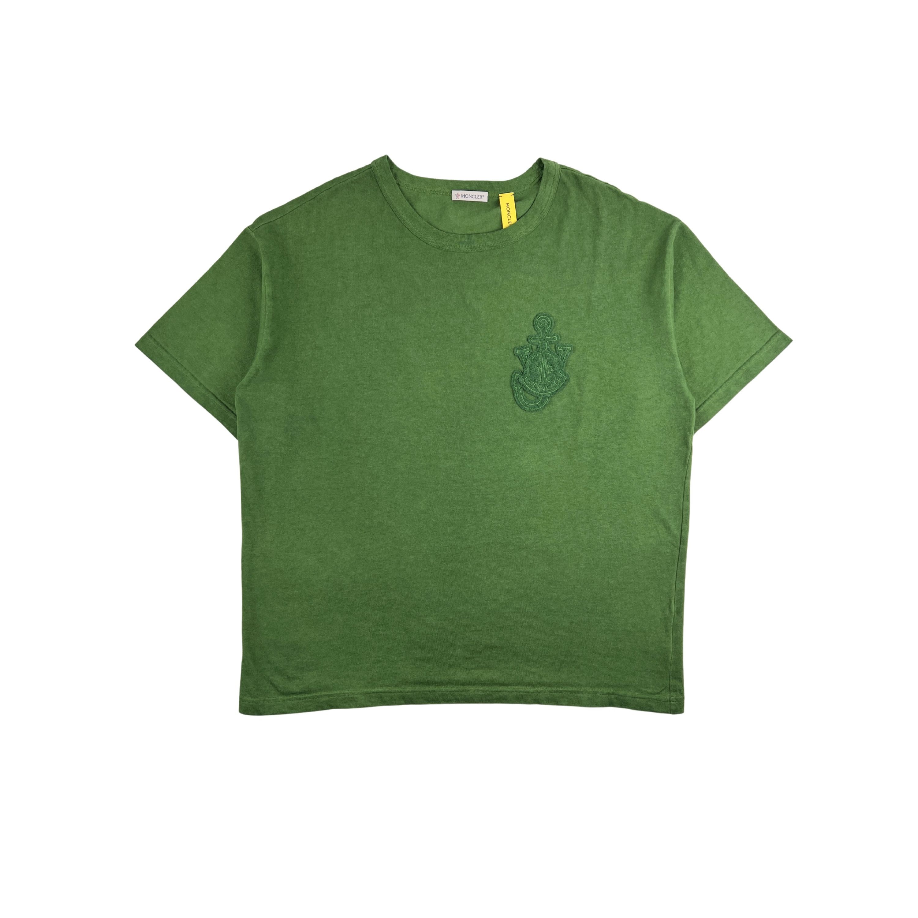 JW Anderson × Moncler Moncler X J.W Anderson Green Girocollo T-Shirt Size US S / EU 44-46 / 1 - 2 Thumbnail