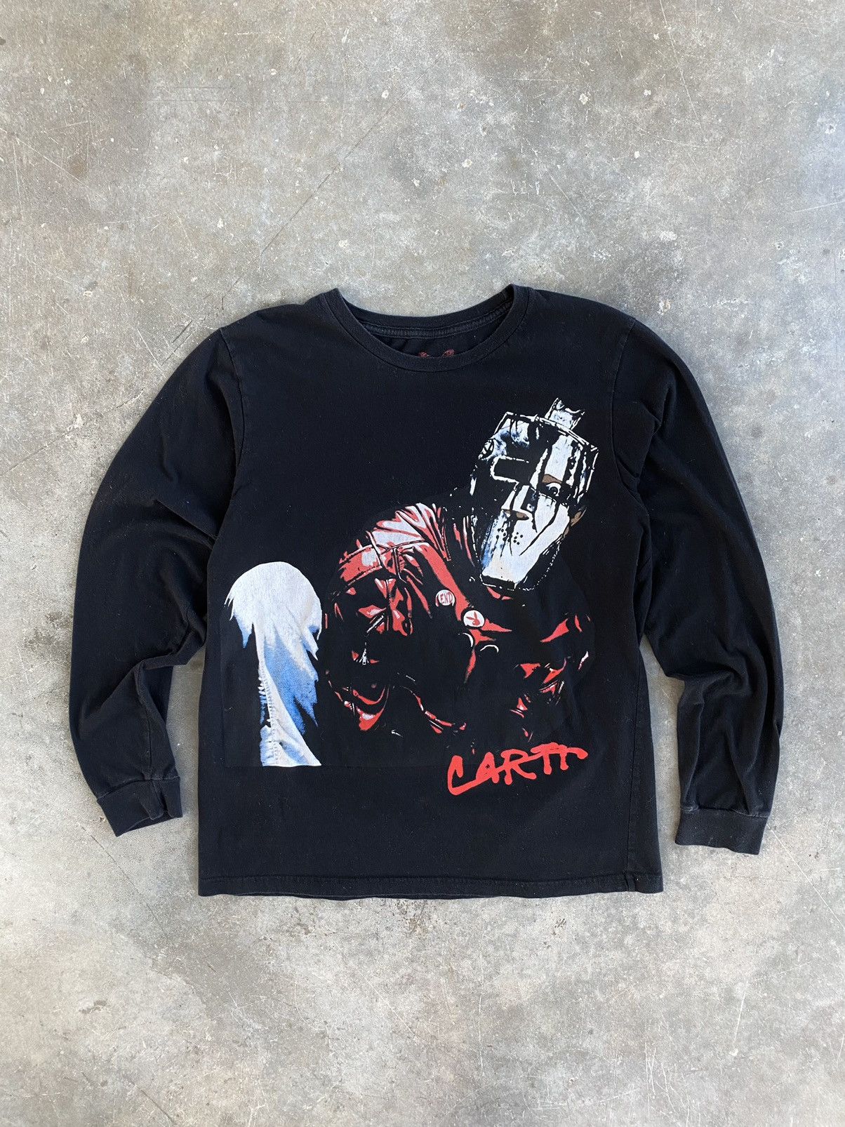 Playboi Carti RARE Playboi Carti “ Jason “ Long Sleeve Tee Black Large 🧊 Size US L / EU 52-54 / 3 - 1 Thumbnail
