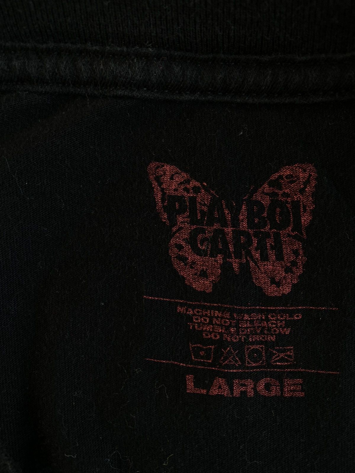Playboi Carti RARE Playboi Carti “ Jason “ Long Sleeve Tee Black Large 🧊 Size US L / EU 52-54 / 3 - 2 Thumbnail