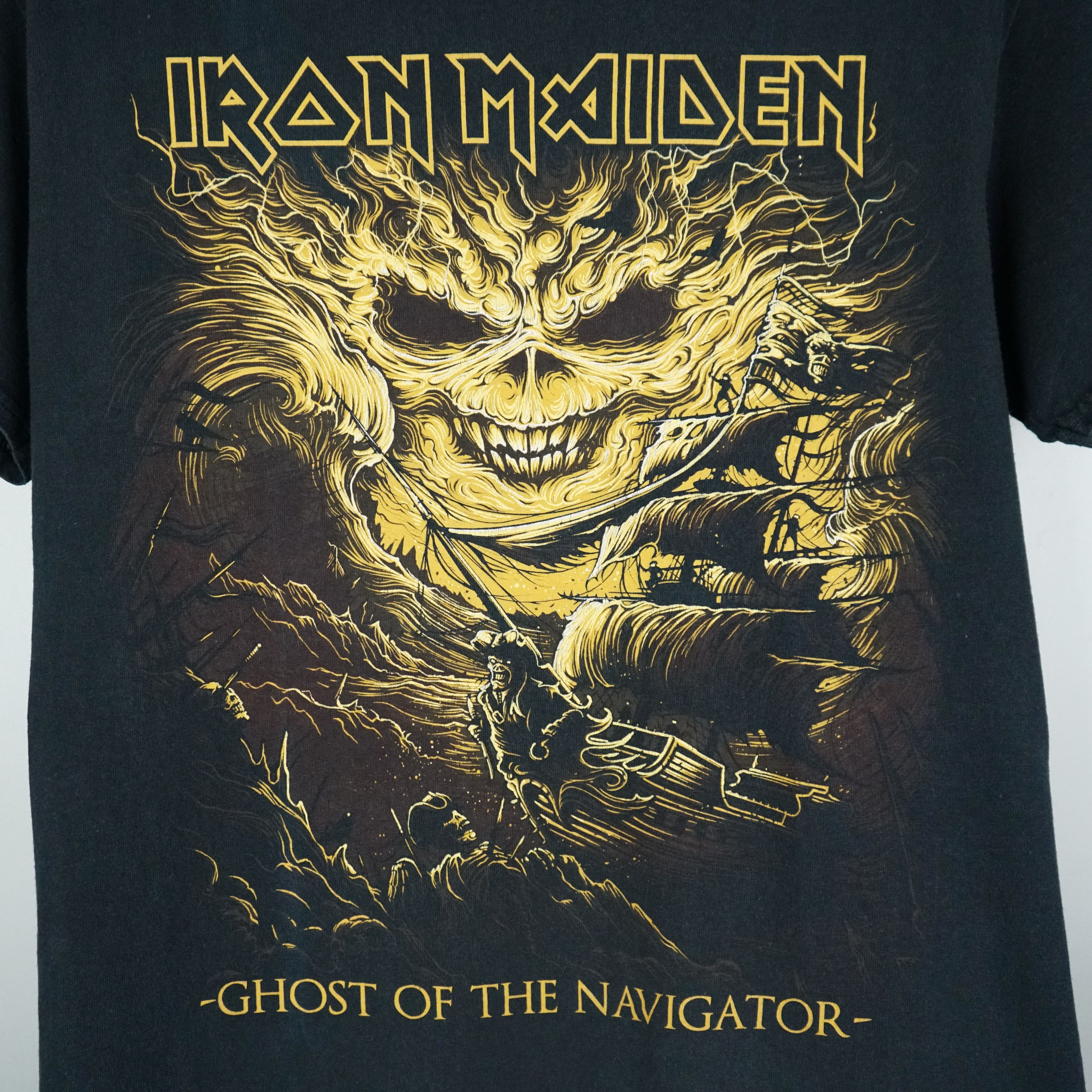 Band Tees × Vintage 2000 Iron Maiden ghost of the navigator t-shirt Size US M / EU 48-50 / 2 - 2 Thumbnail
