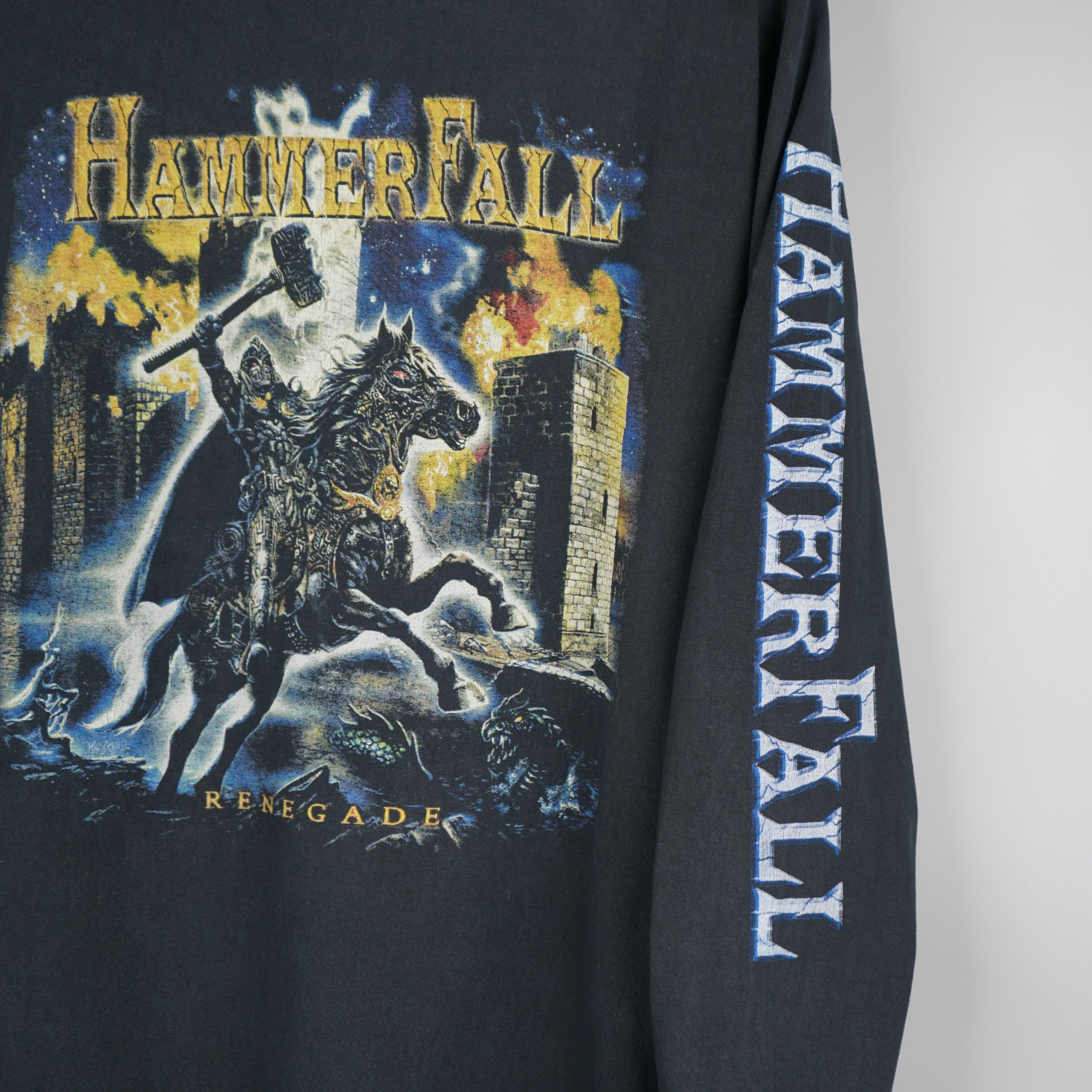 Band Tees × Vintage 2000 hammerfall t-shirt renegade album Size US M / EU 48-50 / 2 - 4 Thumbnail