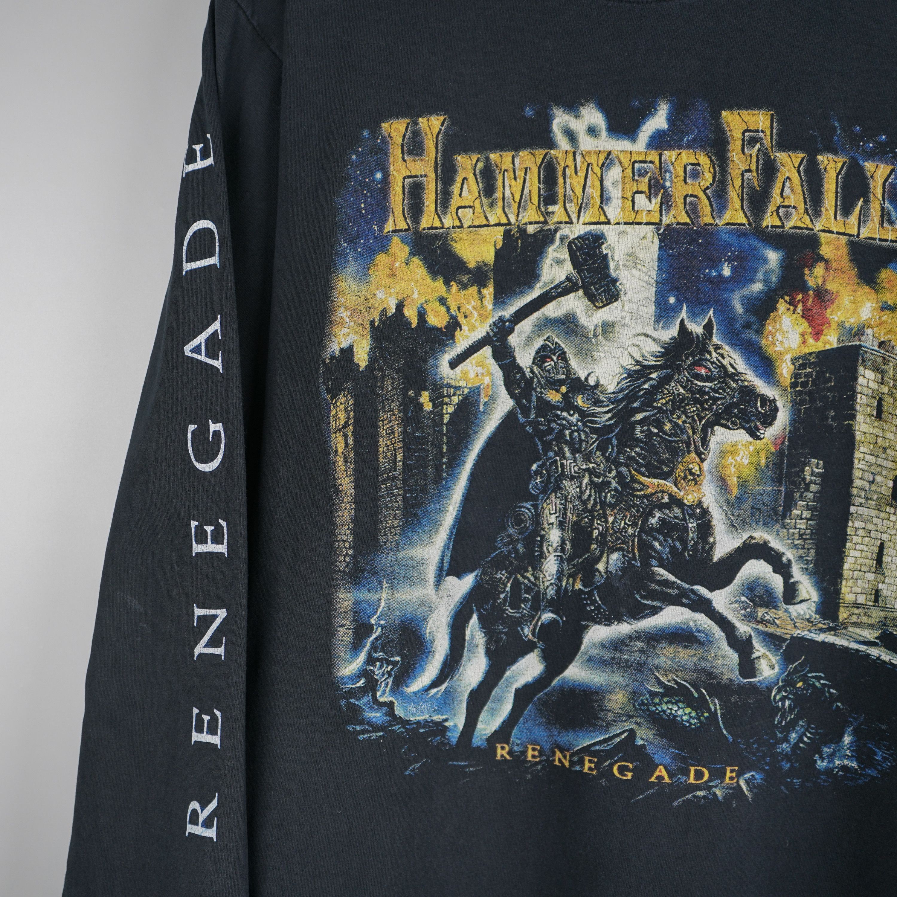 Band Tees × Vintage 2000 hammerfall t-shirt renegade album Size US M / EU 48-50 / 2 - 3 Thumbnail