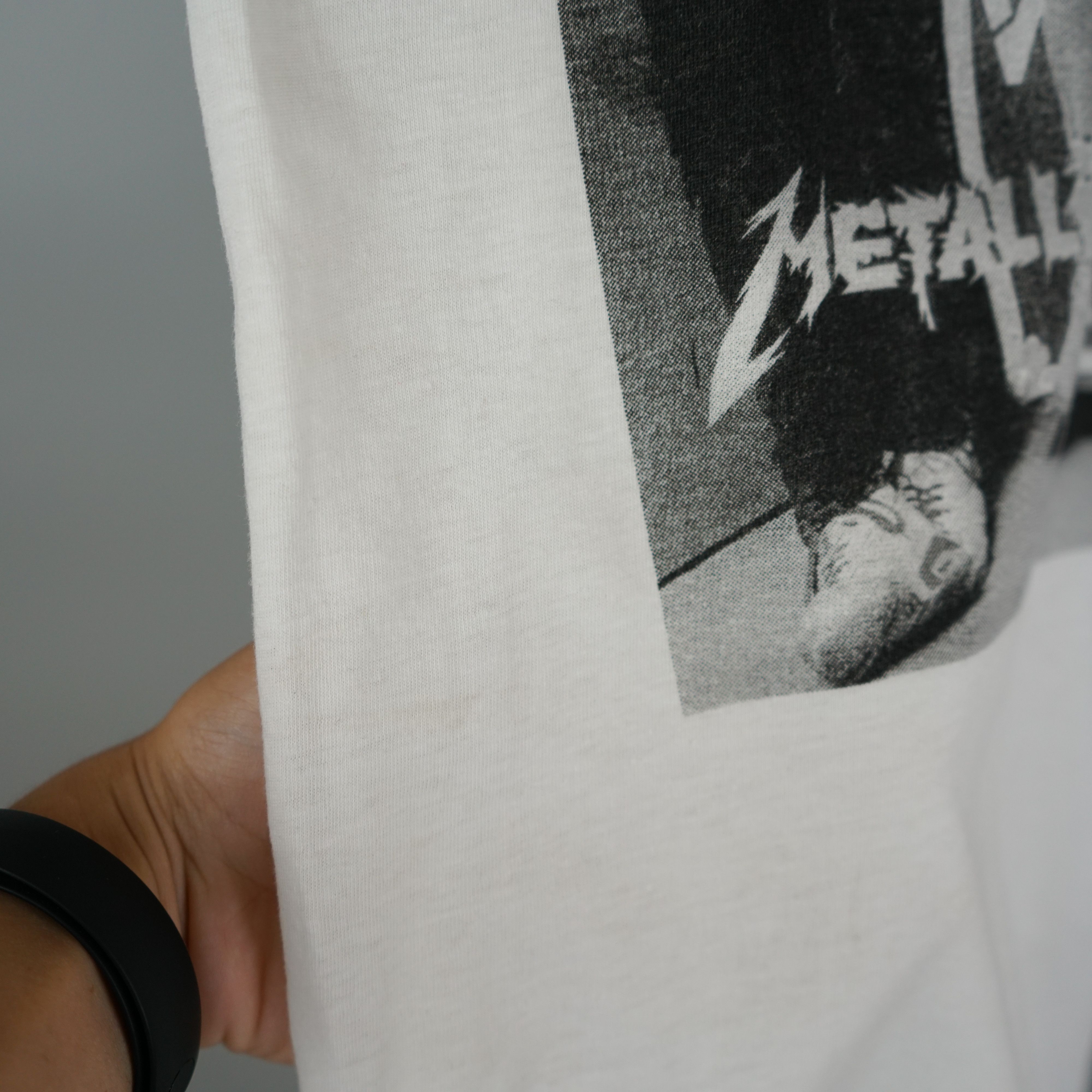 Band Tees × Vintage Vintage Metallica t shirt 1990s Size US M / EU 48-50 / 2 - 4 Thumbnail