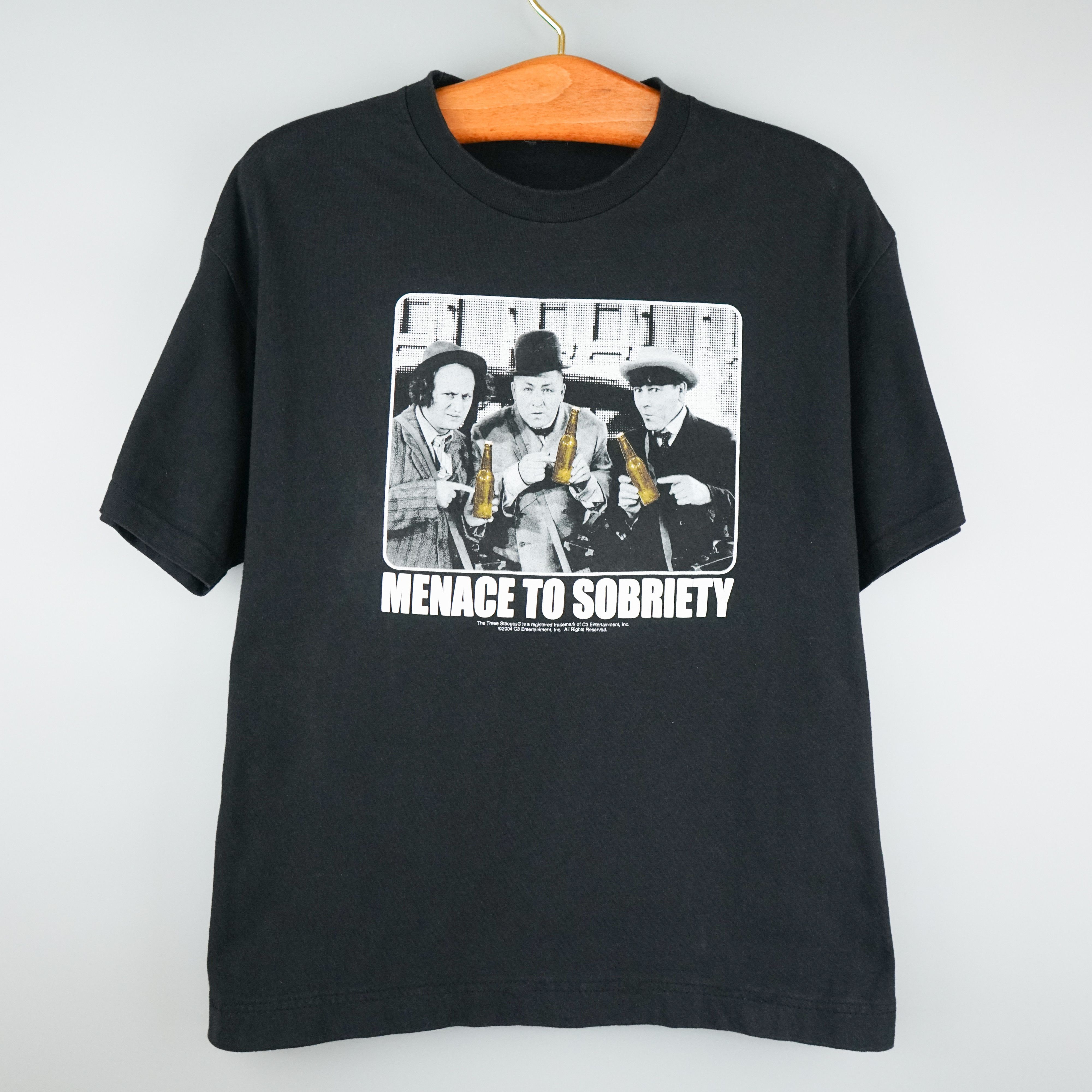 Vintage vintage the three stooges t shirt 2004 Size US M / EU 48-50 / 2 - 1 Thumbnail